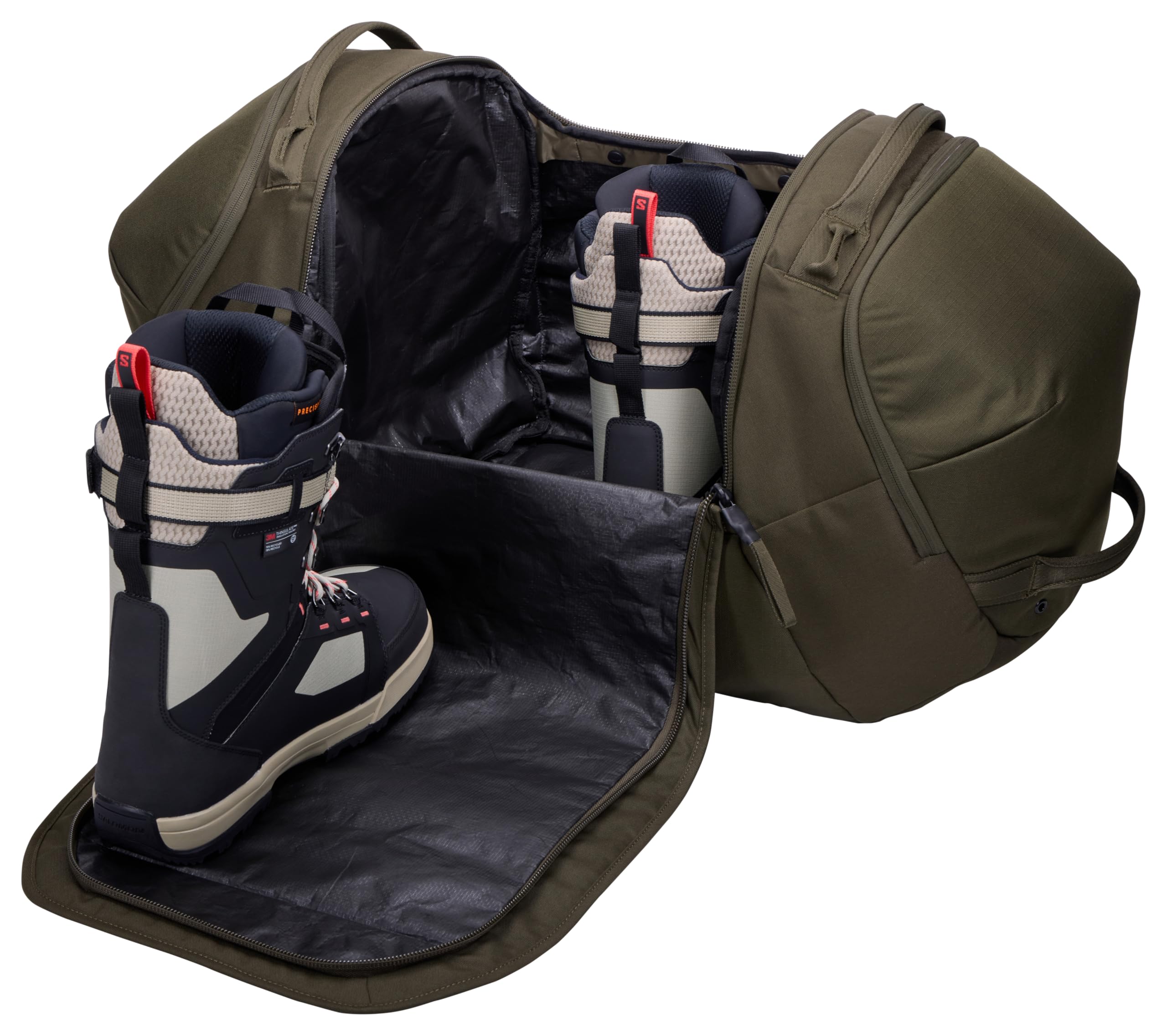 thule-roundtrip-snow-duffel-80l-large-ski-snowboard-gear-bag-with-boot-compartme image 6