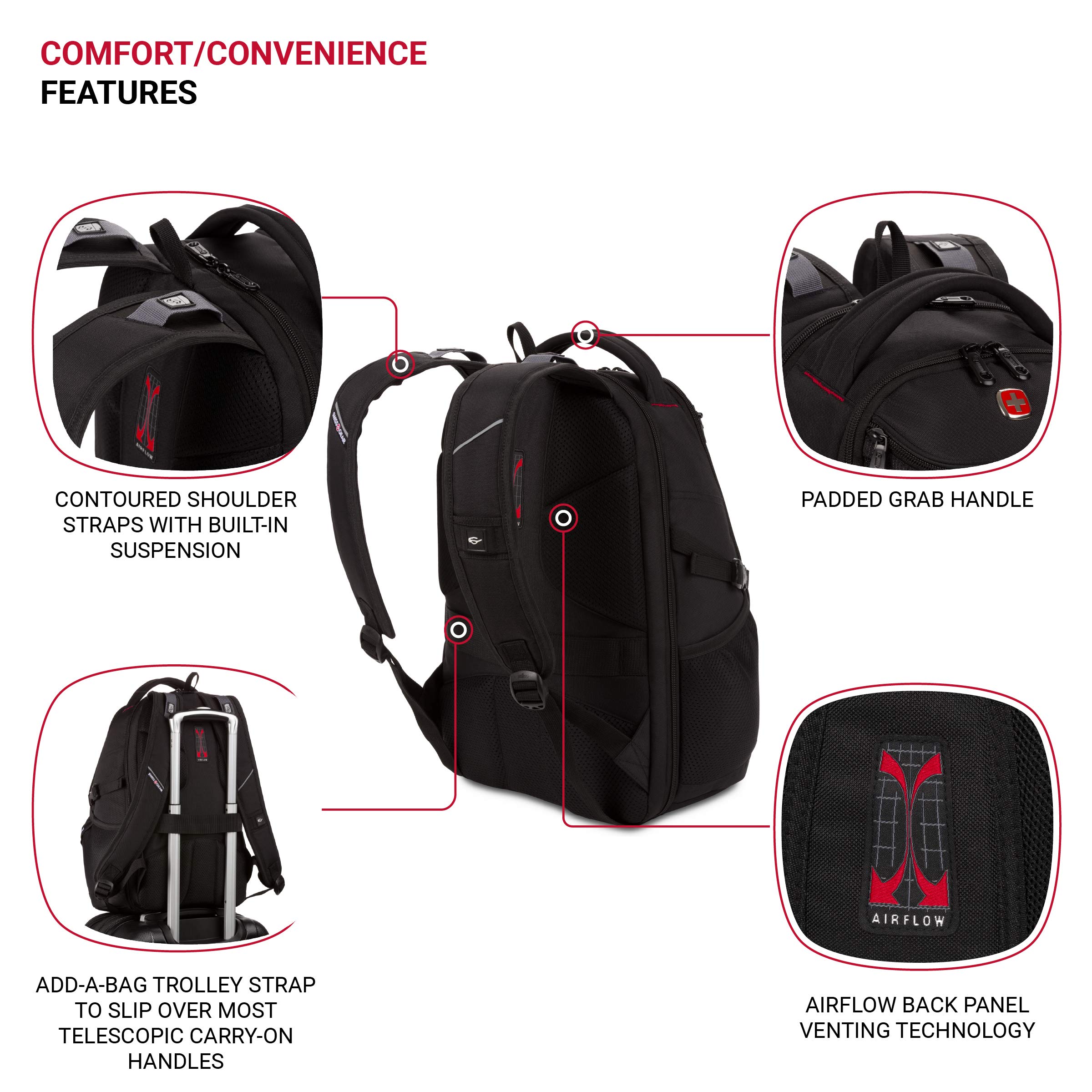 swissgear-1900-scansmart-mini-slim-backpack-tsa-friendly-laptop-backpack-for-13- image 2