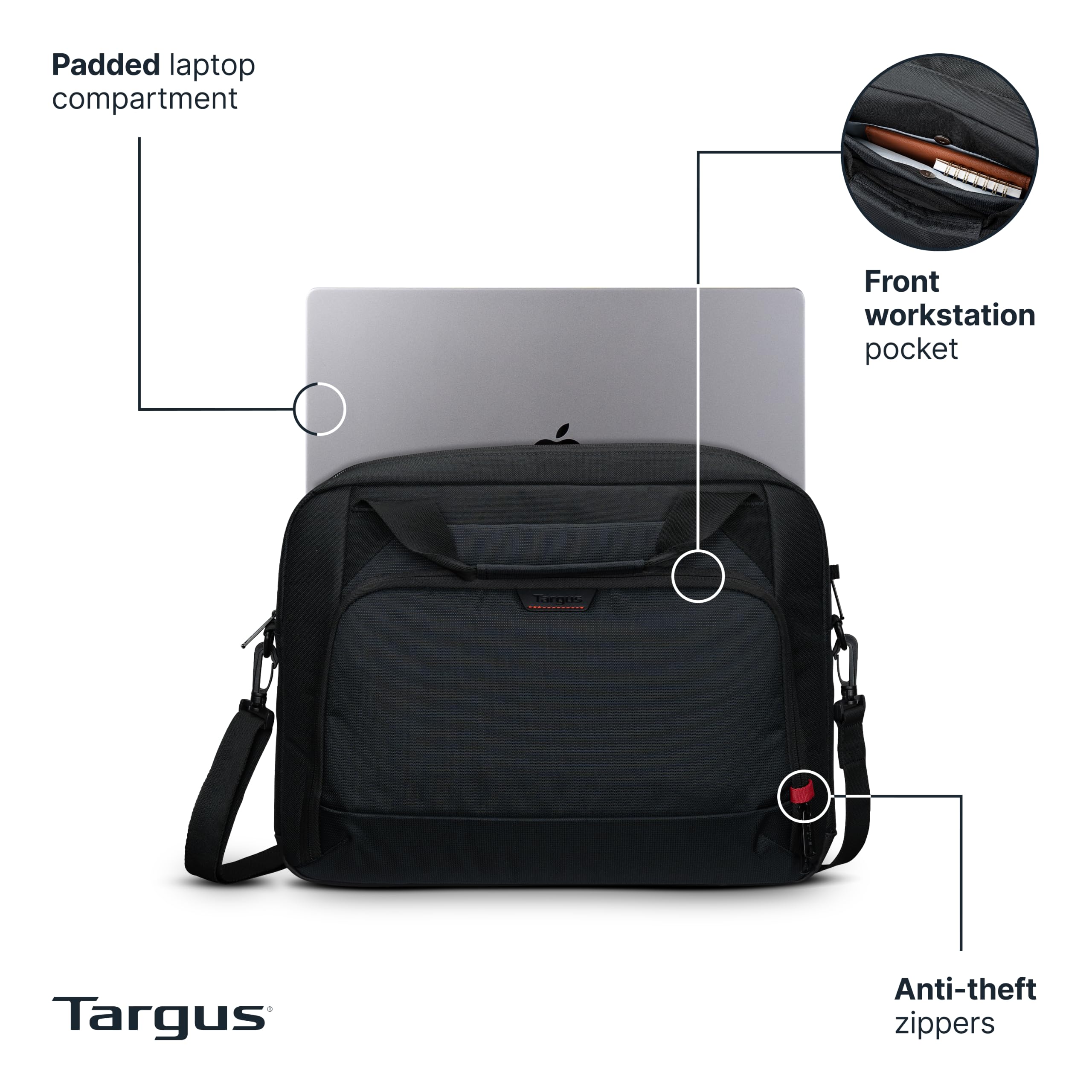 targus-ecosmart-classic-laptop-sleeve-for-15-16-inch-slim-waterproof-laptop-bag- image 2