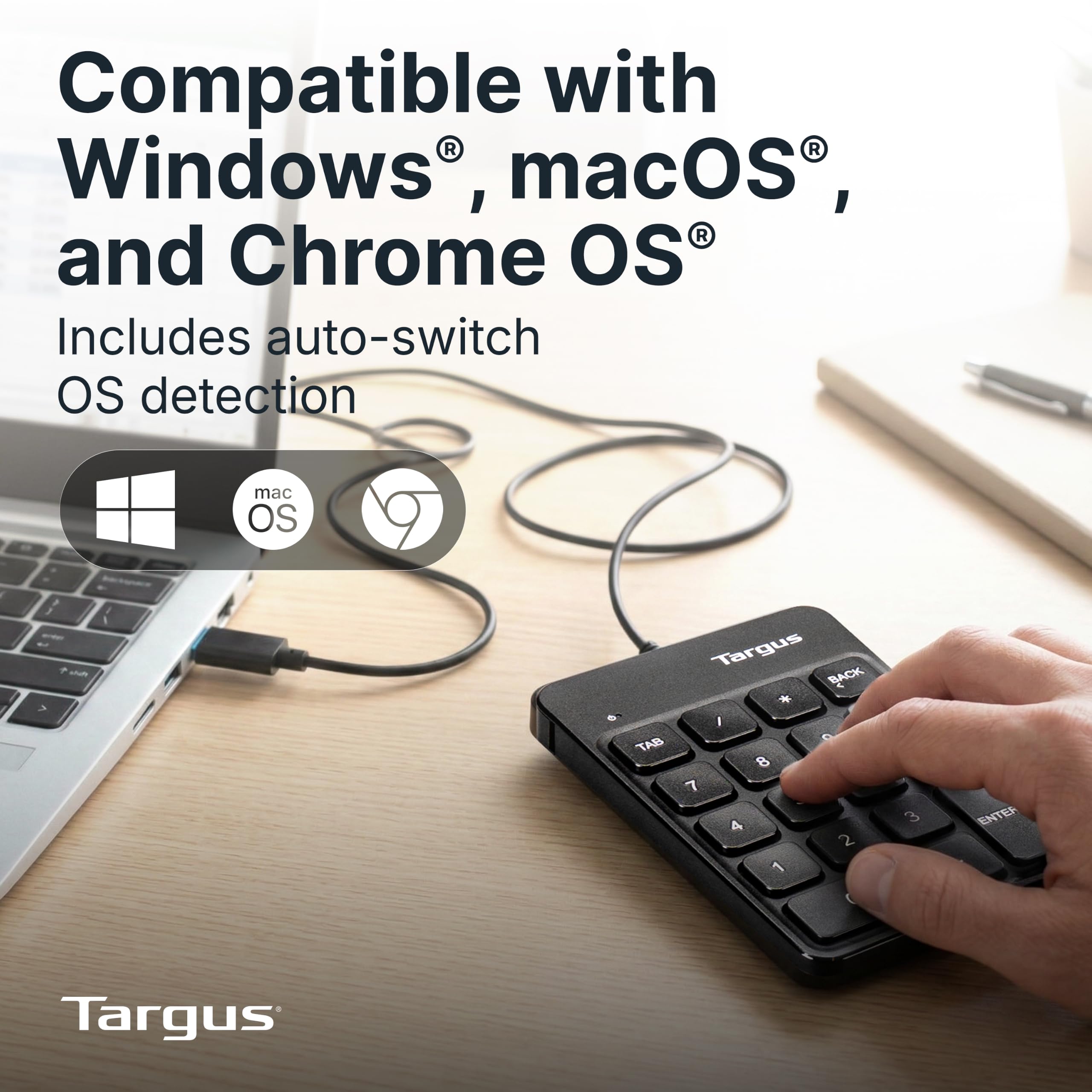 targus-wired-numeric-ecosmart-keypad-18-full-size-keys-slim-ergonomic-design-usb image 5