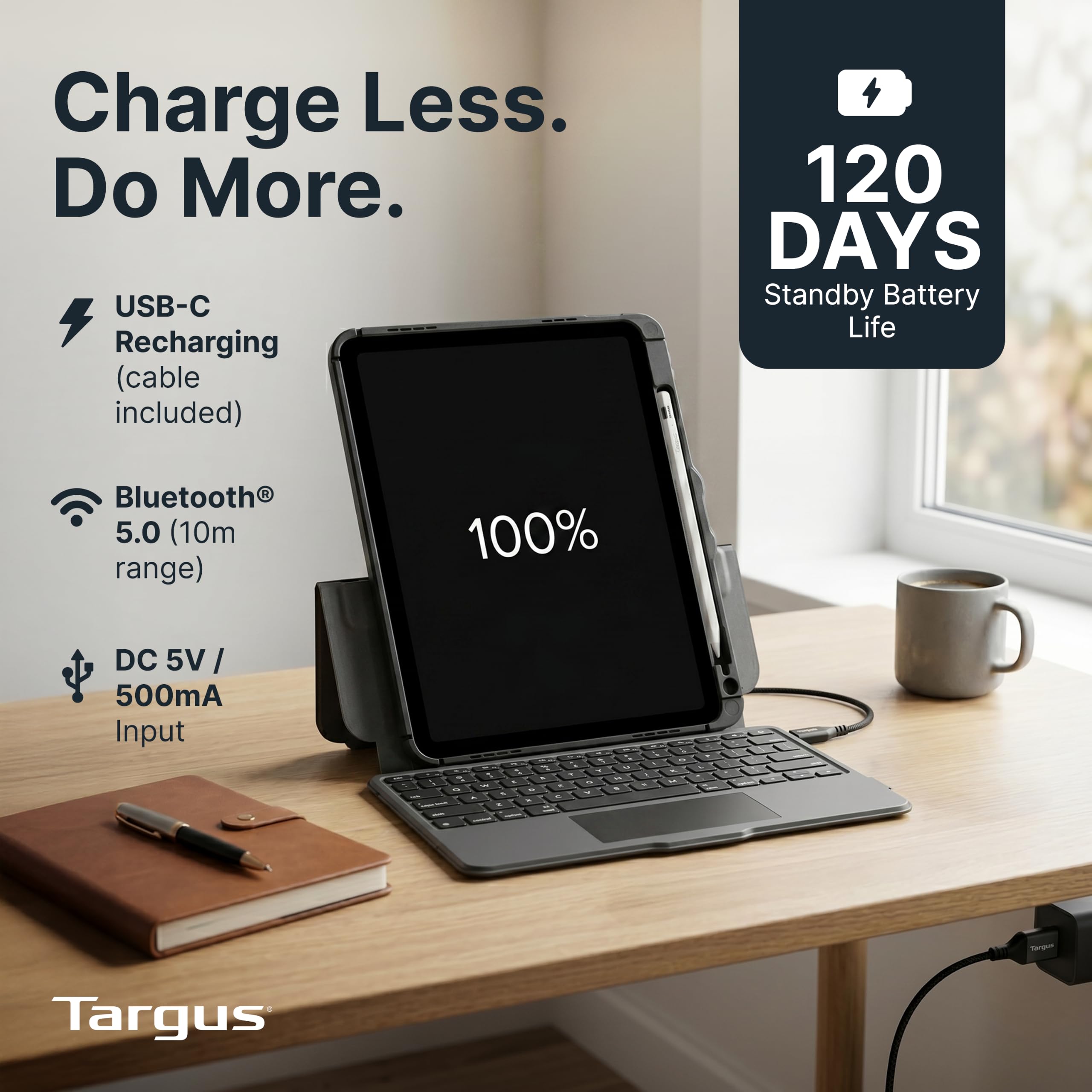 targus-versavu-bluetooth-keyboard-case-for-ipad-air-m2-11-inch-ipad-10th-gen-10- image 4