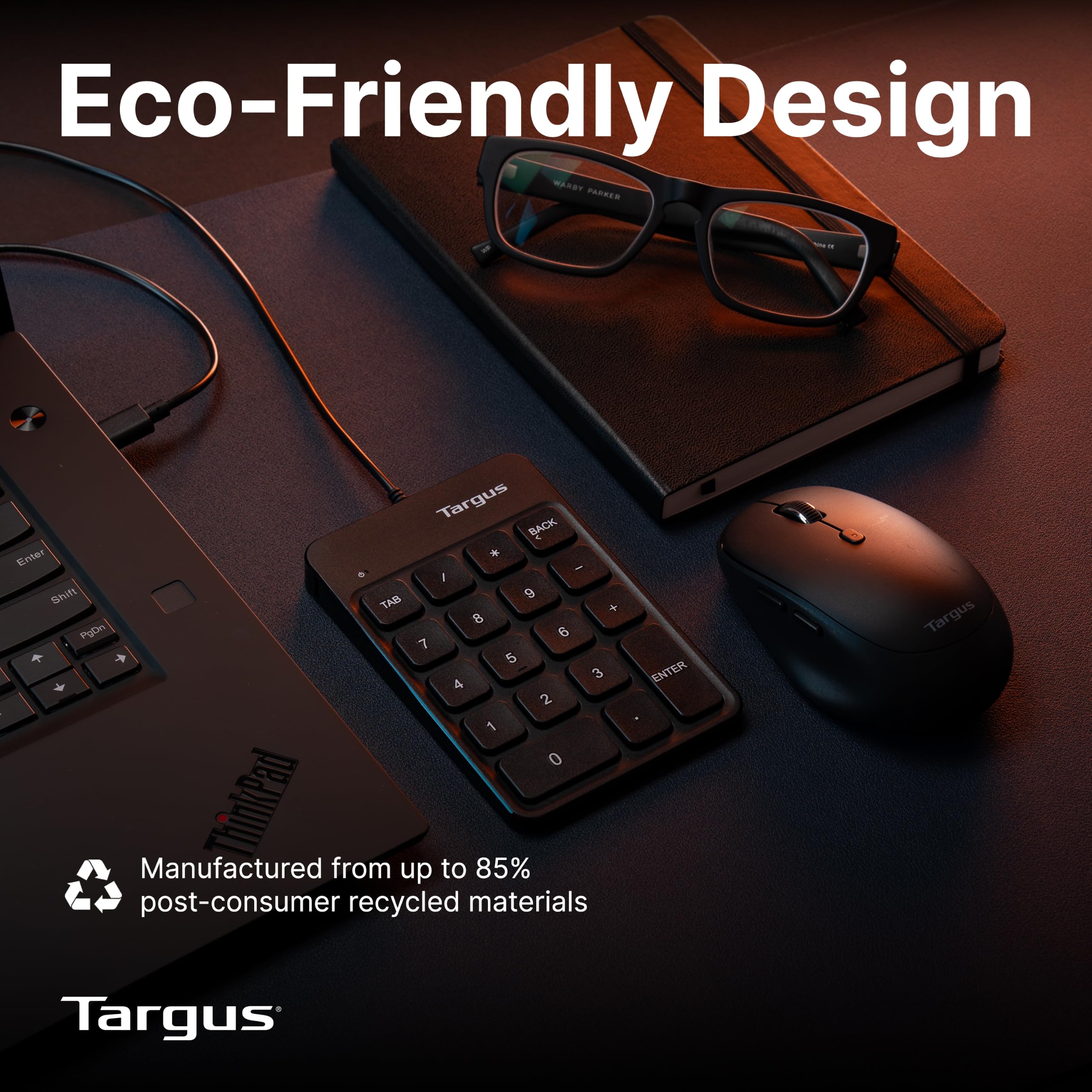 targus-wired-numeric-ecosmart-keypad-18-full-size-keys-slim-ergonomic-design-usb image 4