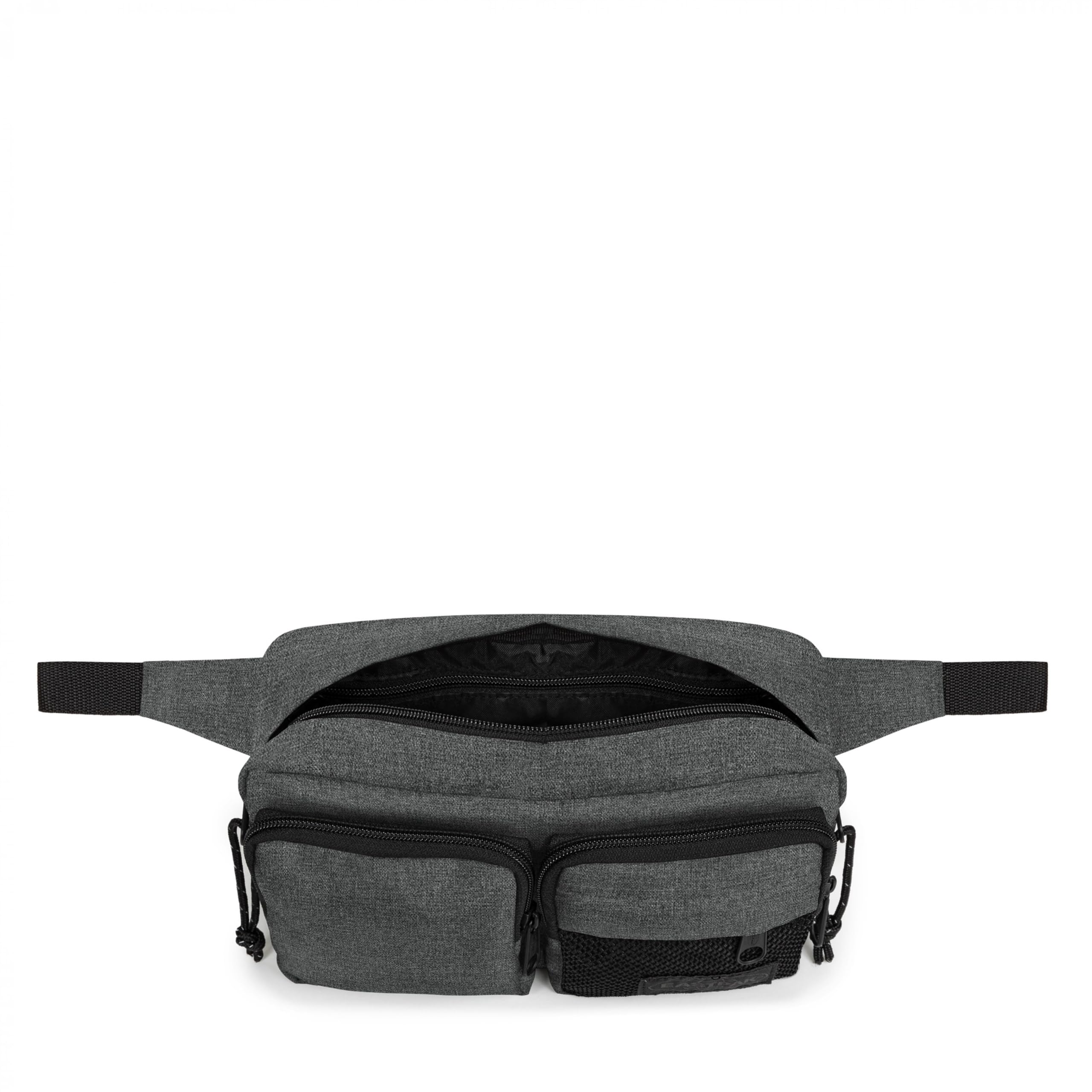 eastpak-double-crossbody-3l-water-resistant-bag-adjustable-strap-quilted-back-bl image 2