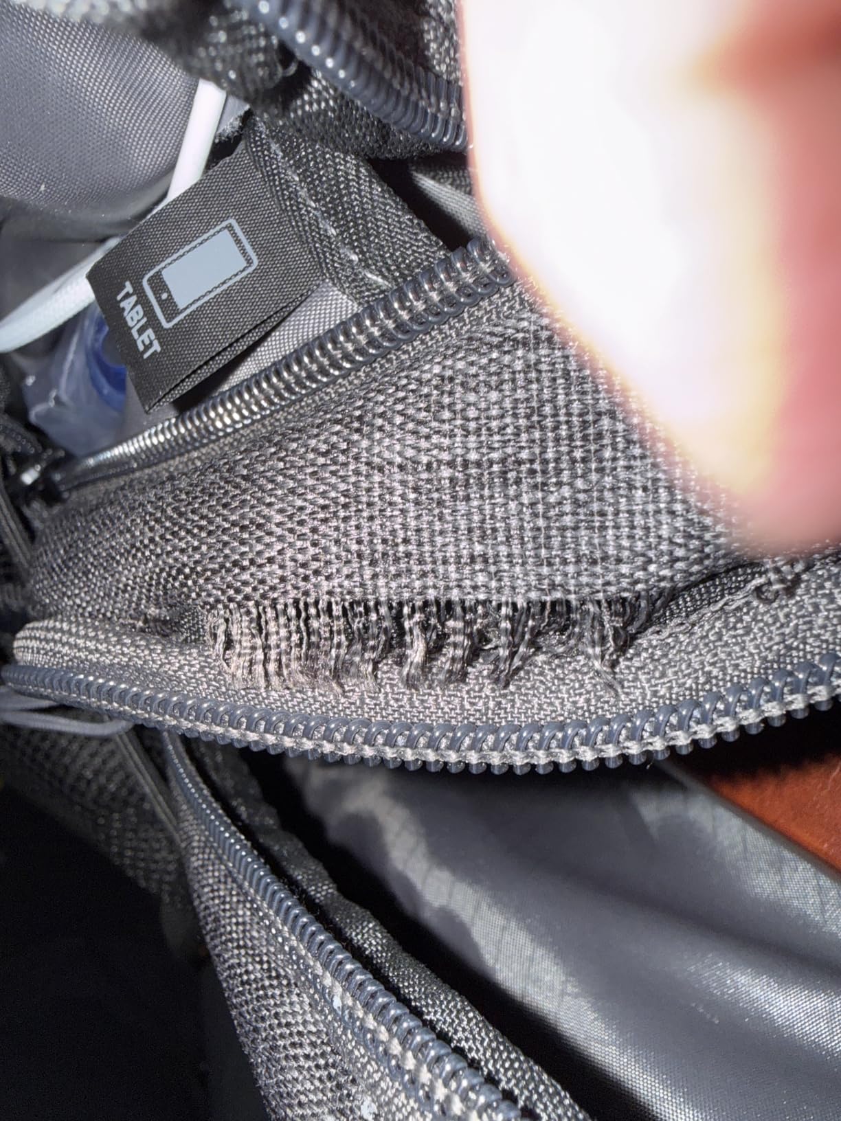 Good backpack, but zippers can stick