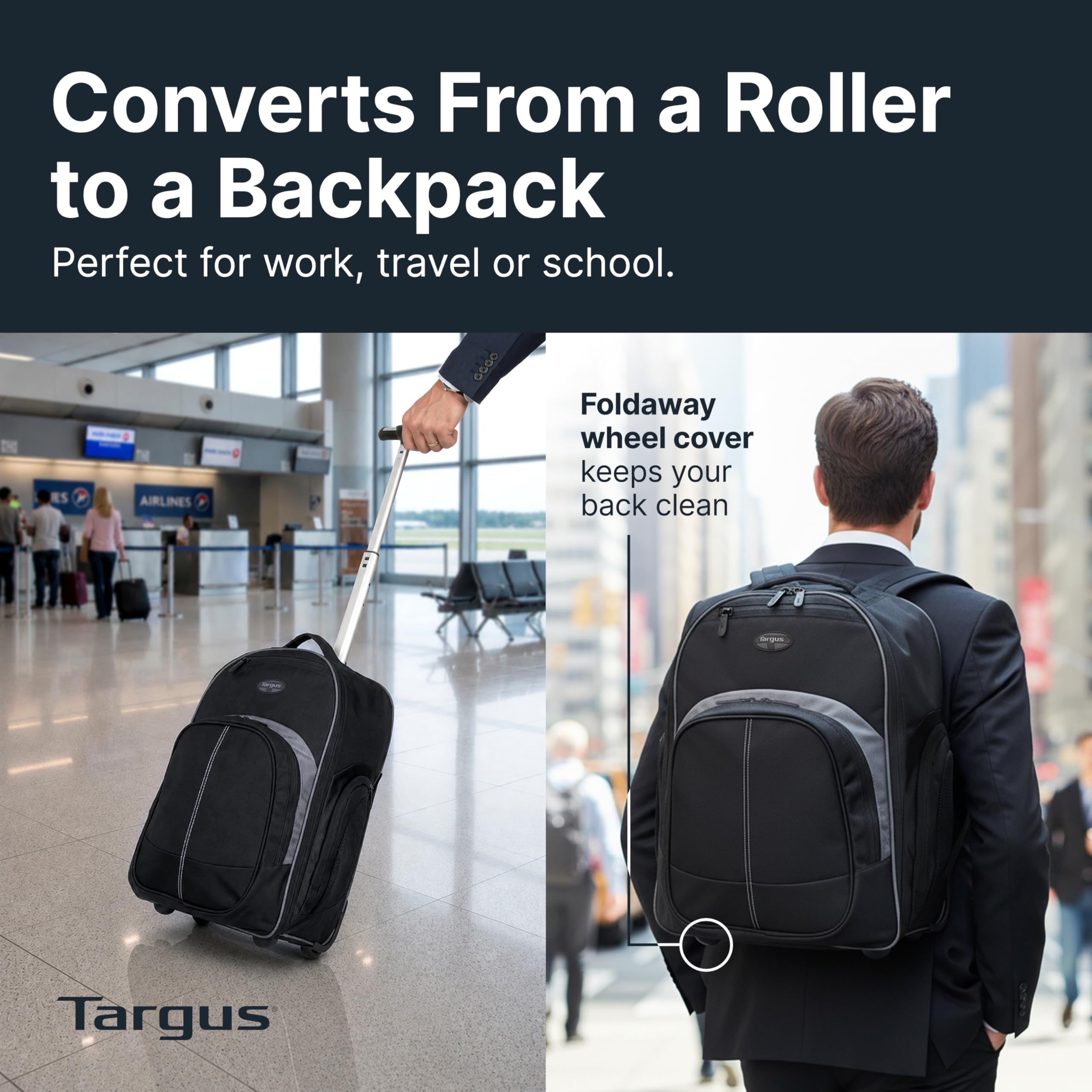 targus-16-inch-compact-rolling-backpack-black-wheeled-travel-bag-with-laptop-sle image 4