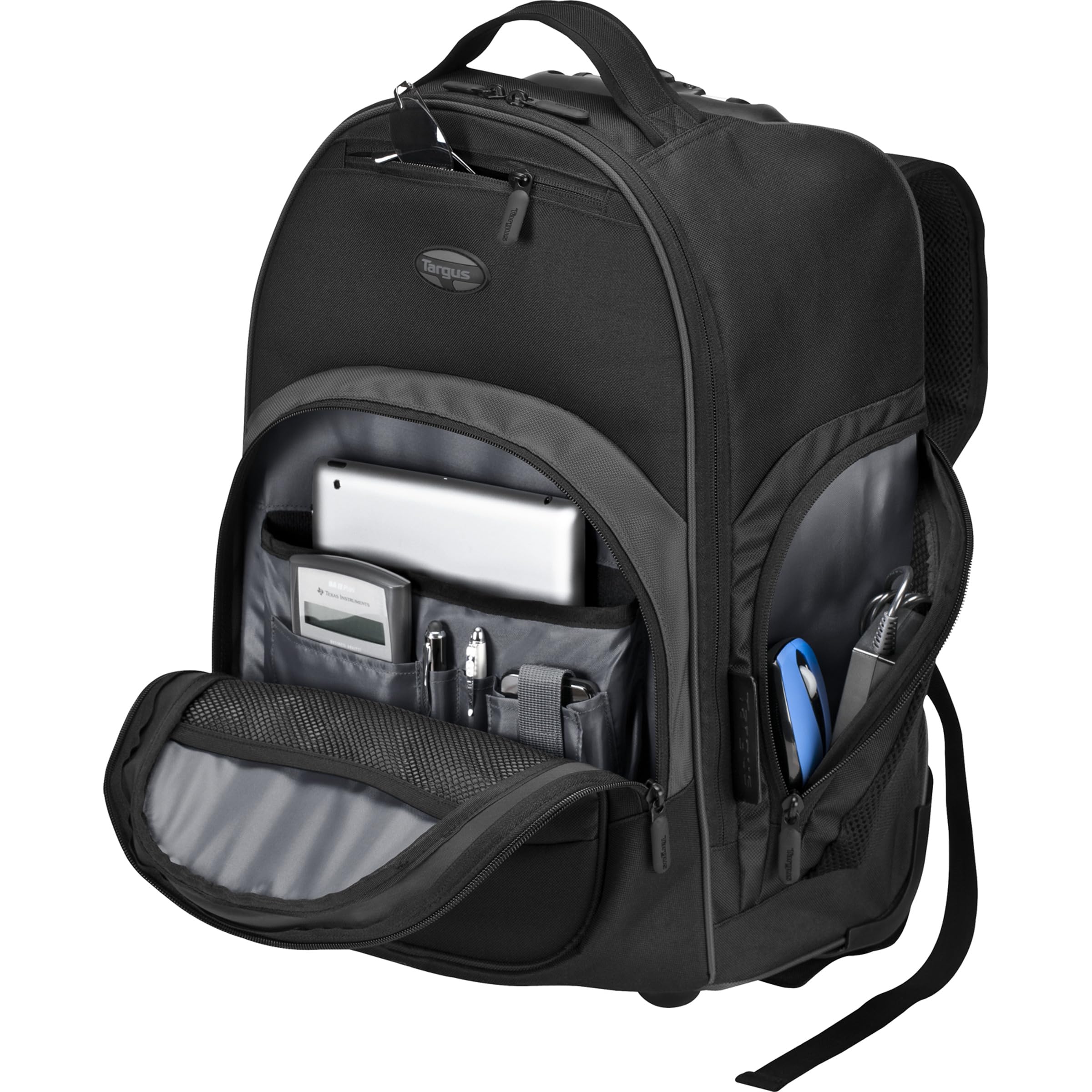 targus-16-inch-compact-rolling-backpack-black-wheeled-travel-bag-with-laptop-sle image 8