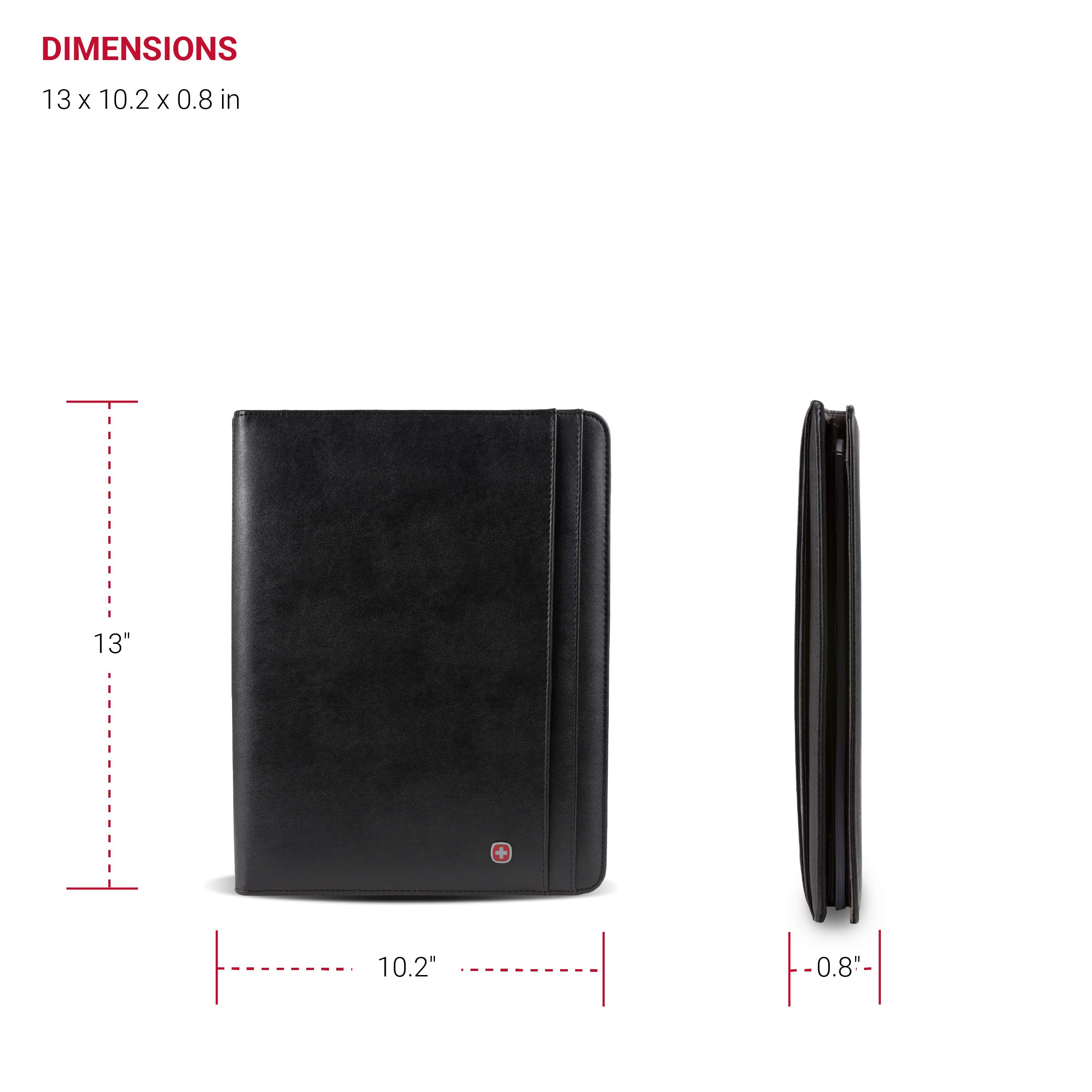 swissgear-wenger-merit-padfolio-padded-document-organizer-black image 5