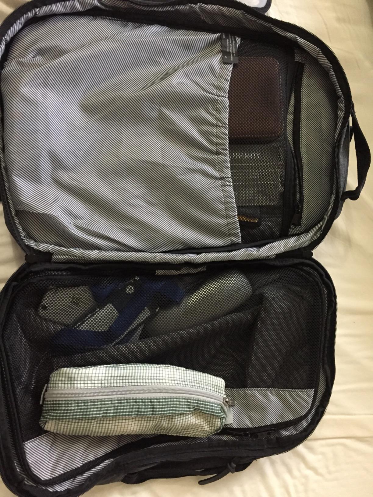 Versatile travel backpack