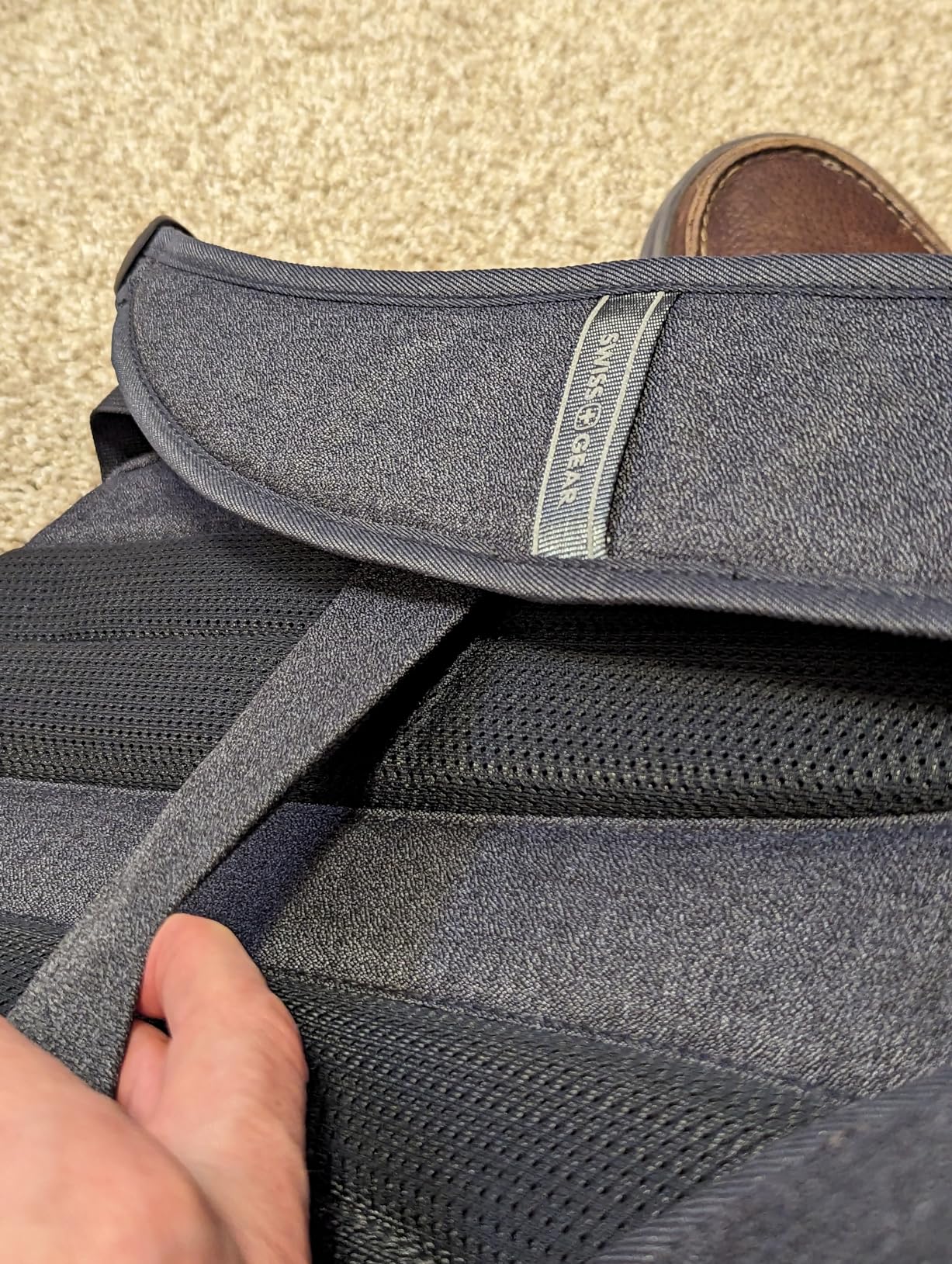 Solid backpack