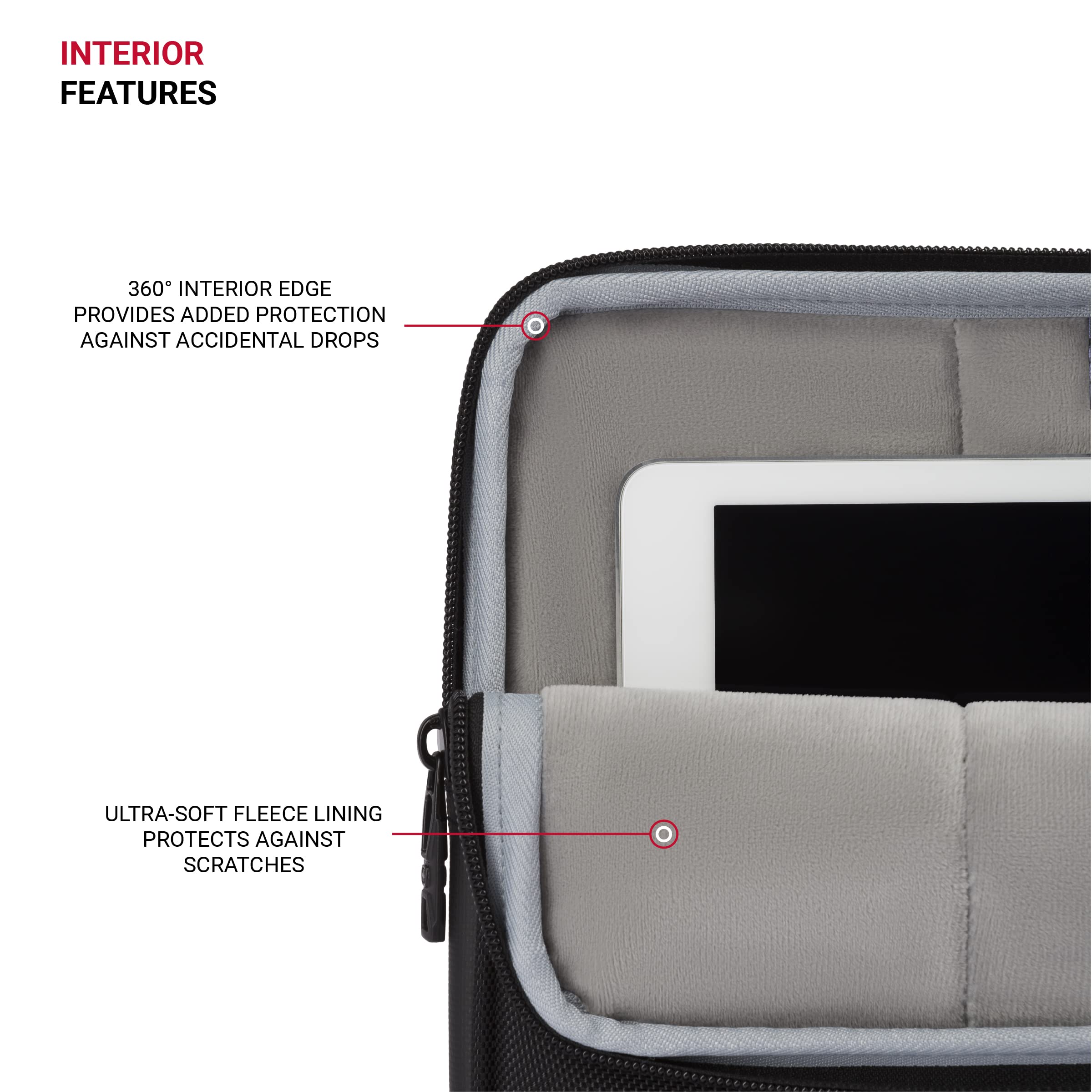 swissgear-padded-zippered-laptop-sleeve-micro-twill-exterior-fleece-lining-up-to image 3