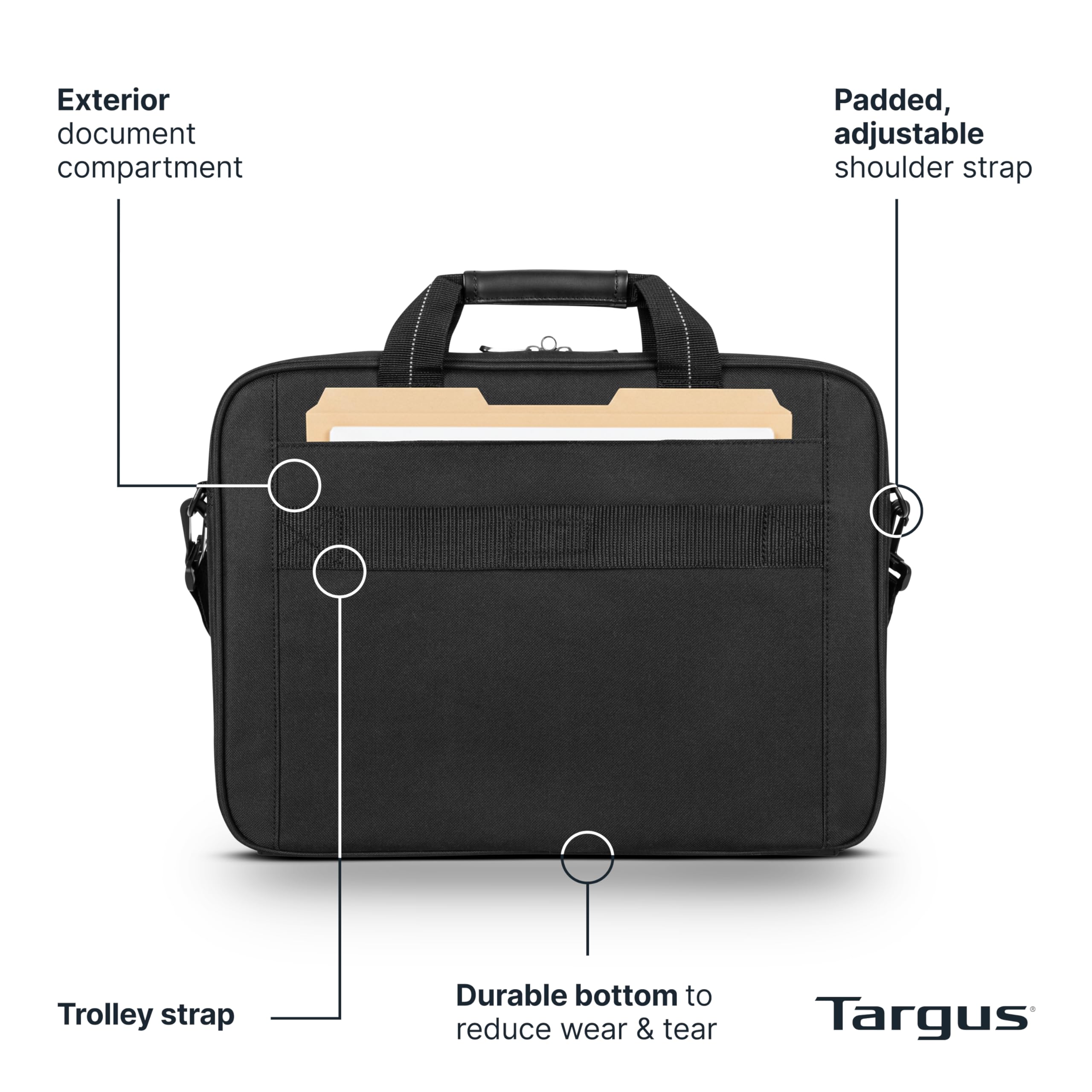targus-15-16-inch-slim-lightweight-laptop-briefcase-black-messenger-and-shoulder image 5