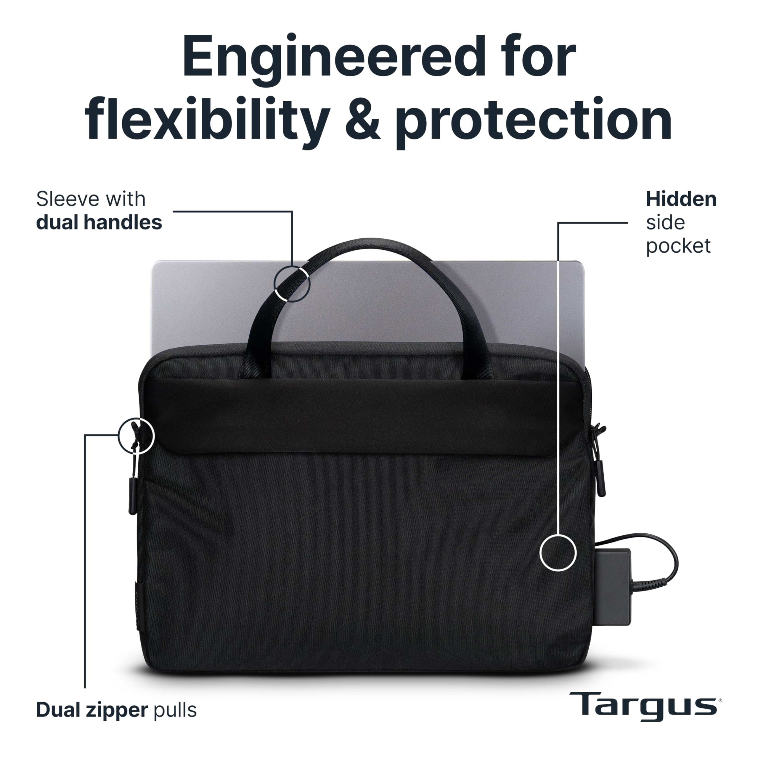 targus-13-14-inch-work-3-in-1-tech-brief-modular-laptop-briefcase-with-detachabl image 3