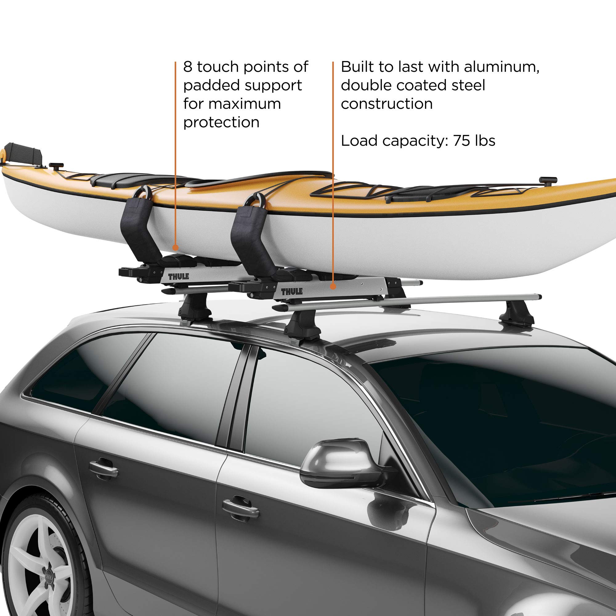 thule-hullavator-pro-rooftop-kayak-carrier-lift-assist-with-gas-struts image 4