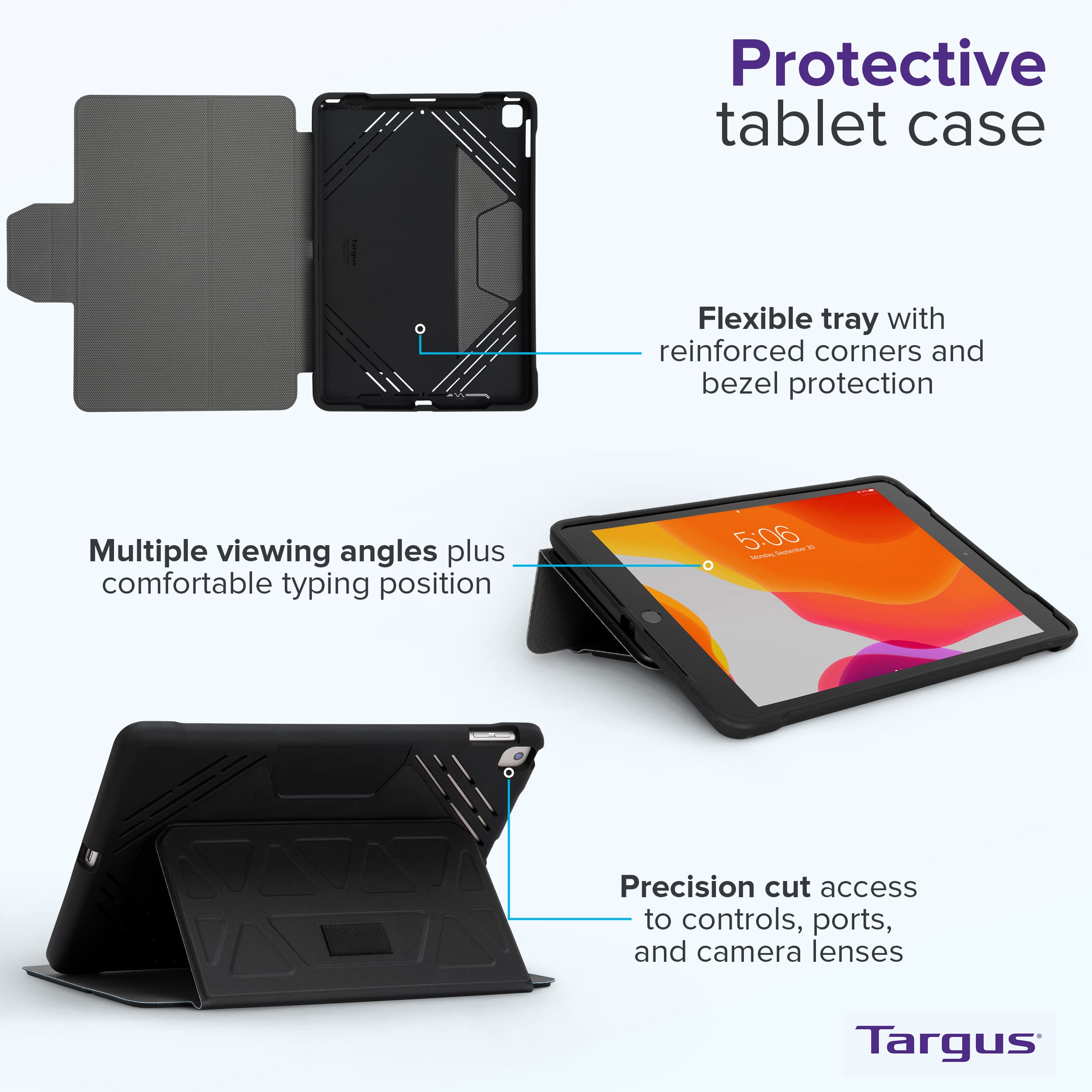 targus-pro-tek-thz852gl-carrying-case-for-10-5-ipad-7th-gen-ipad-air-ipad-pro image 5