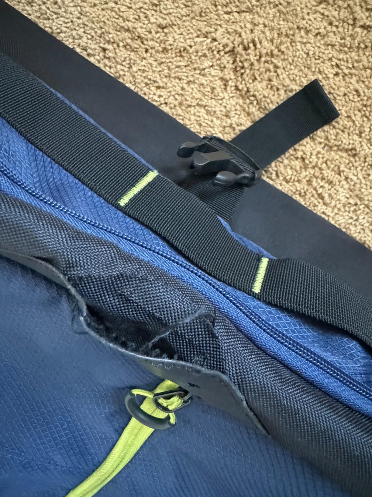 Good bag, but zippers can be sticky
