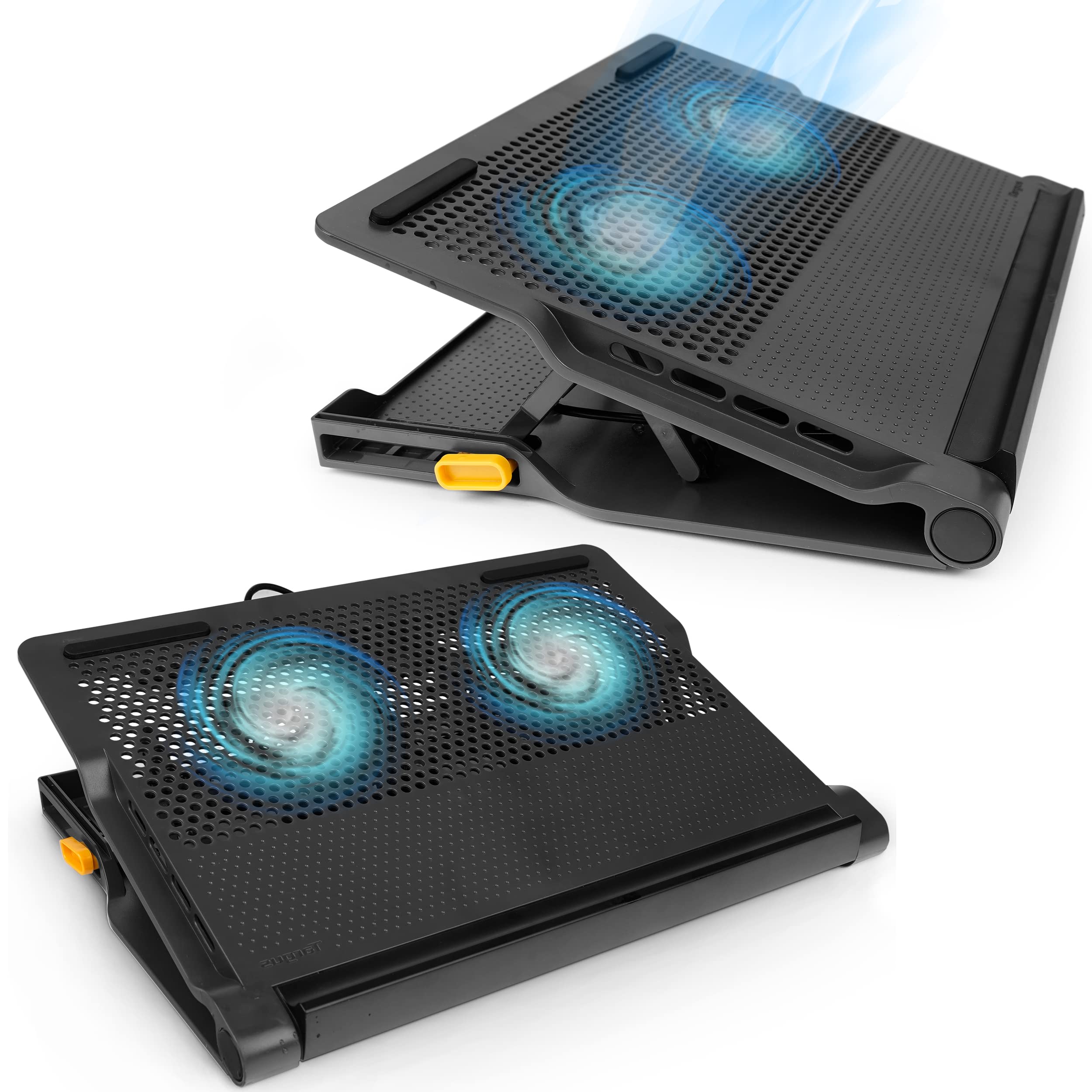 targus-awe81us-17-inch-dual-fan-laptop-cooling-pad-with-4-port-usb-hub image 1