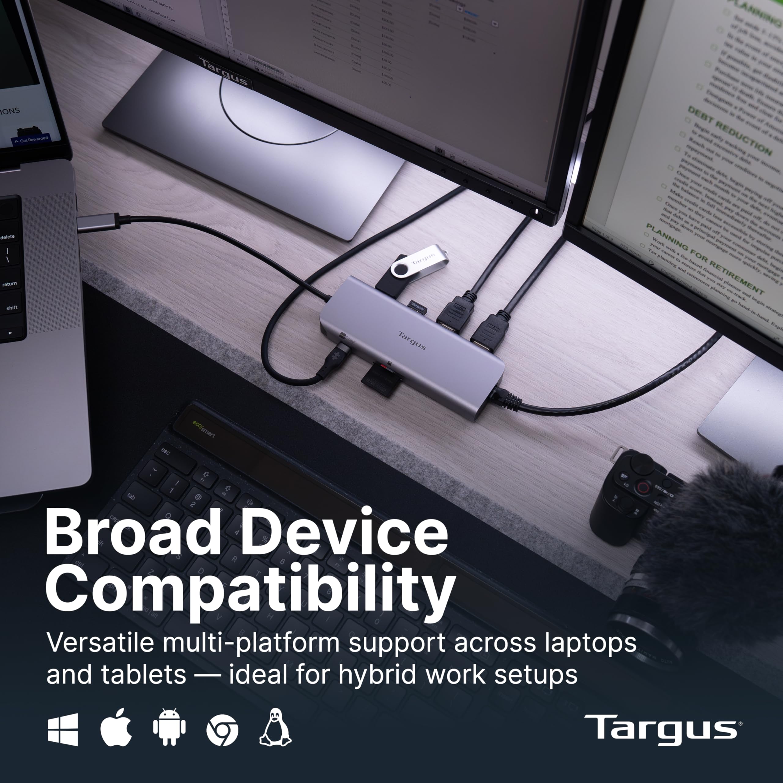 targus-dual-video-mobile-dock-with-140w-epr-power-pass-through-dual-hdmi-4k-60hz image 5