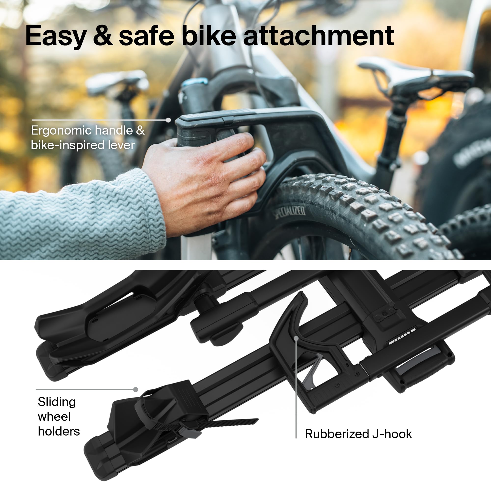 thule-verse-hitch-bike-rack-telescopic-arms-tilting-up-to-53-wheelbase-60lb-bike image 8