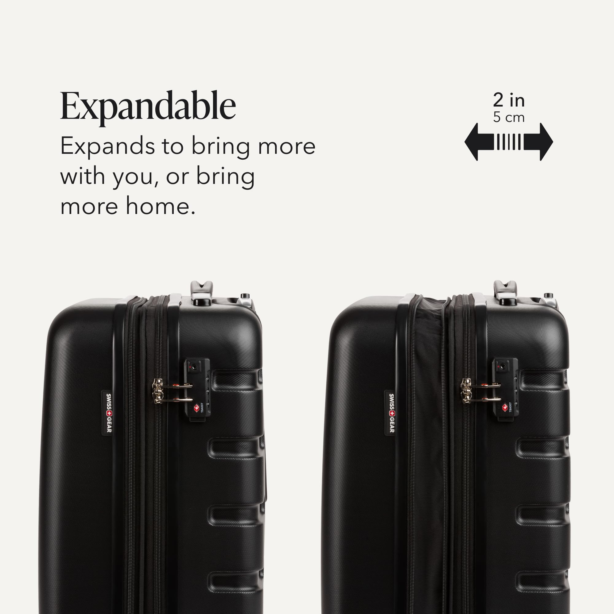 swissgear-7366-signature-hardside-expandable-luggage-set-3-piece-19-23-27-inches image 6