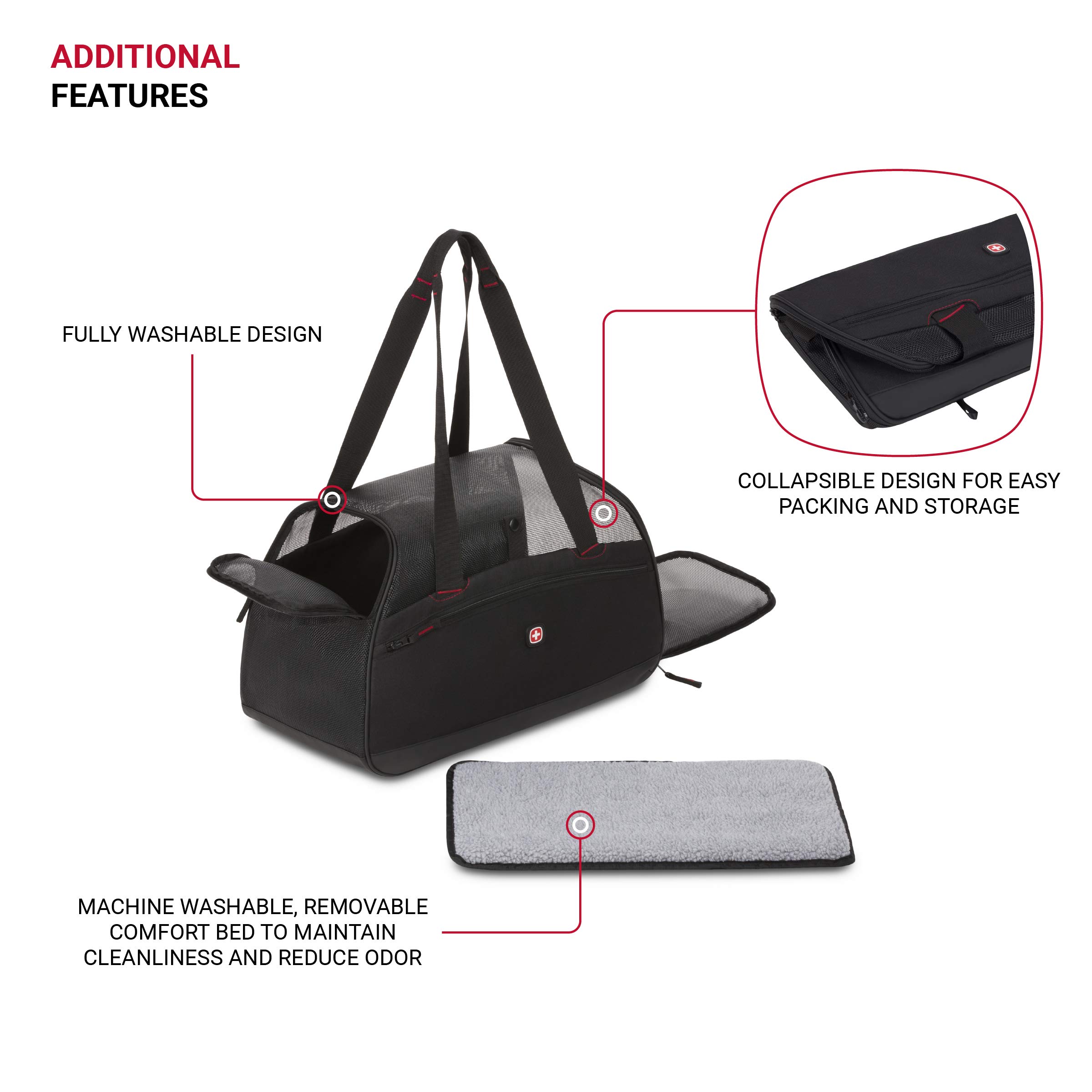 swissgear-3325-underseat-pet-carrier-airline-approved-dog-cat-travel-carrier image 4