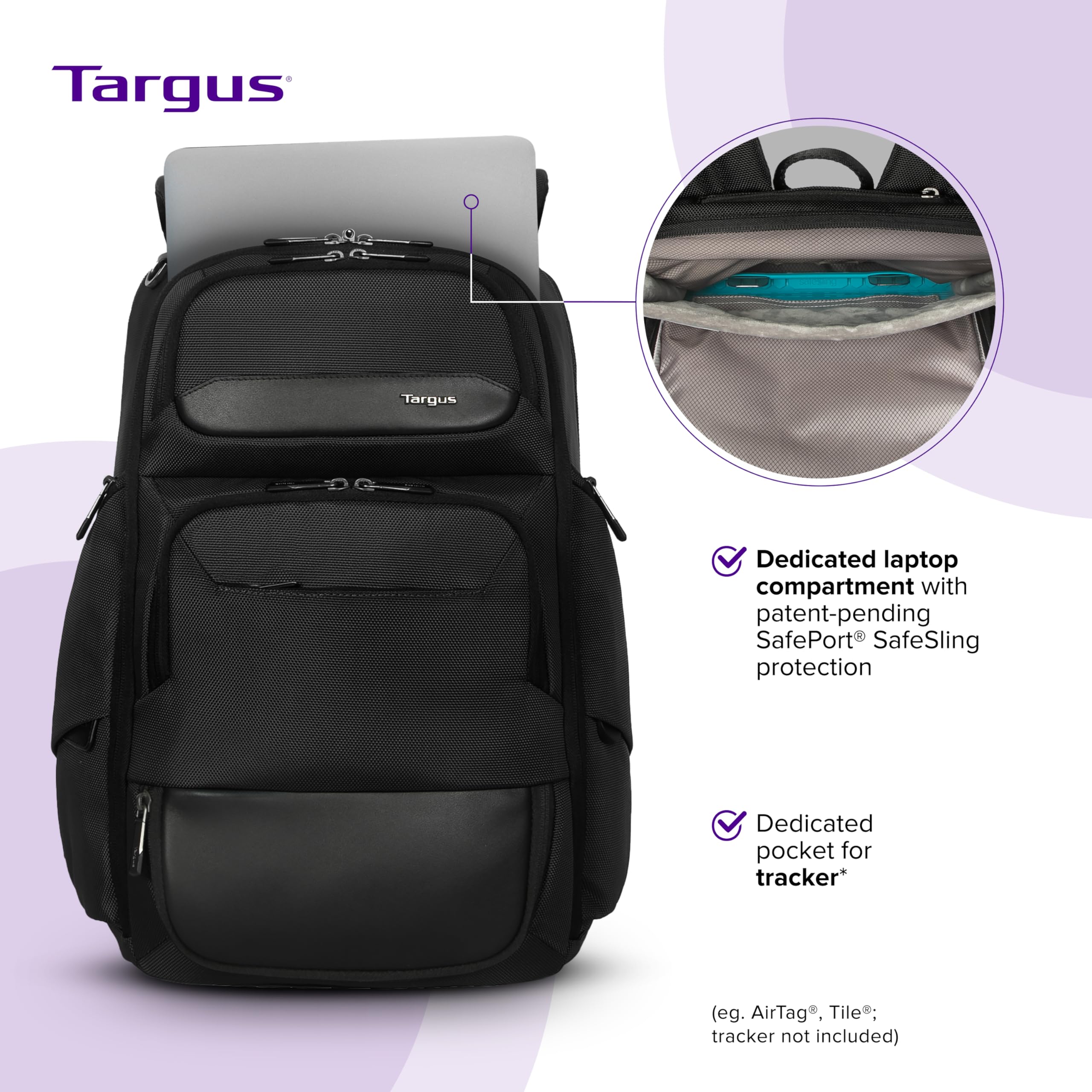 targus-15-16-inch-heritage-luxe-backpack-tbb656gl-professional-padded-laptop-com image 4