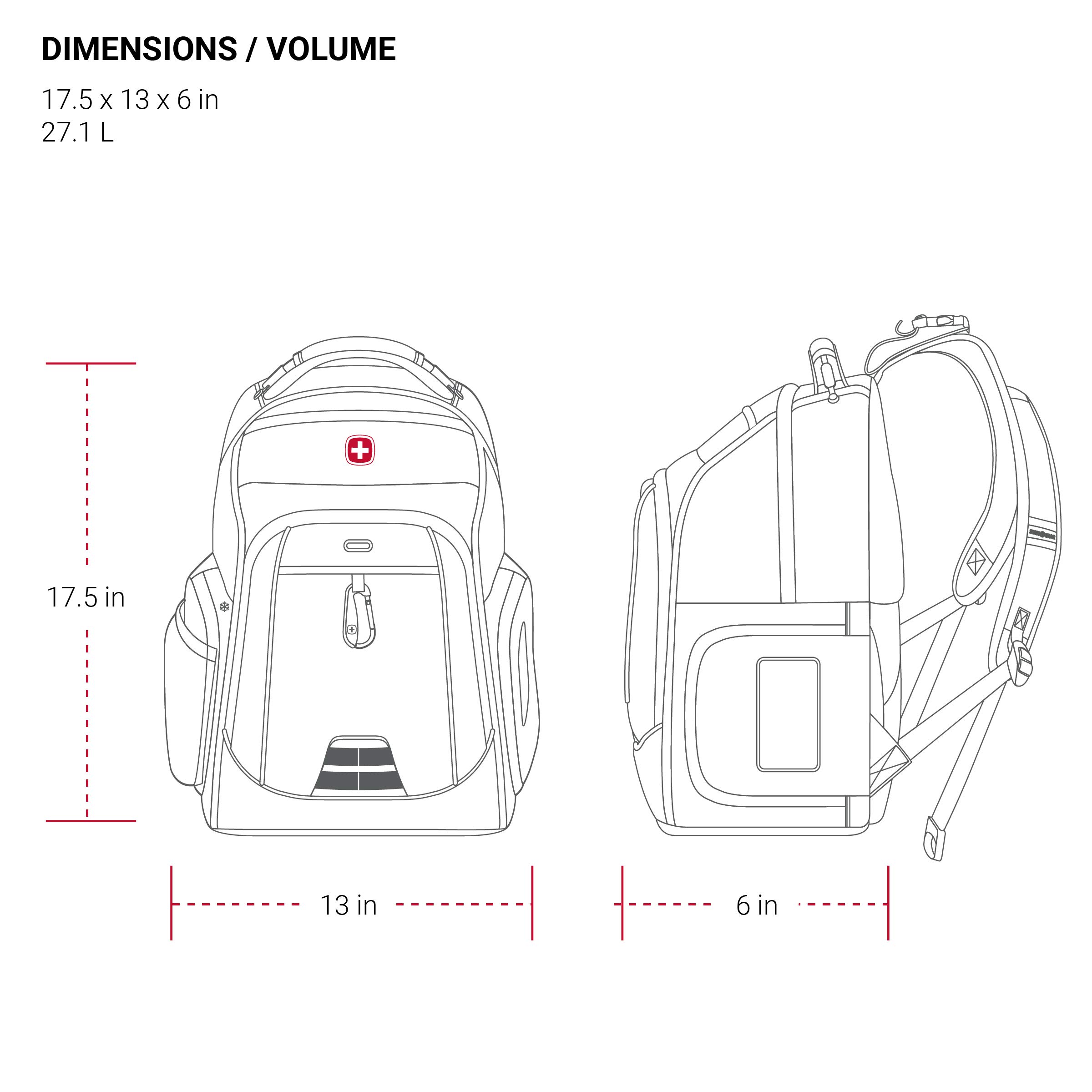 swissgear-diaper-bag-backpack-multifunction-travel-and-maternity-bag-black image 6