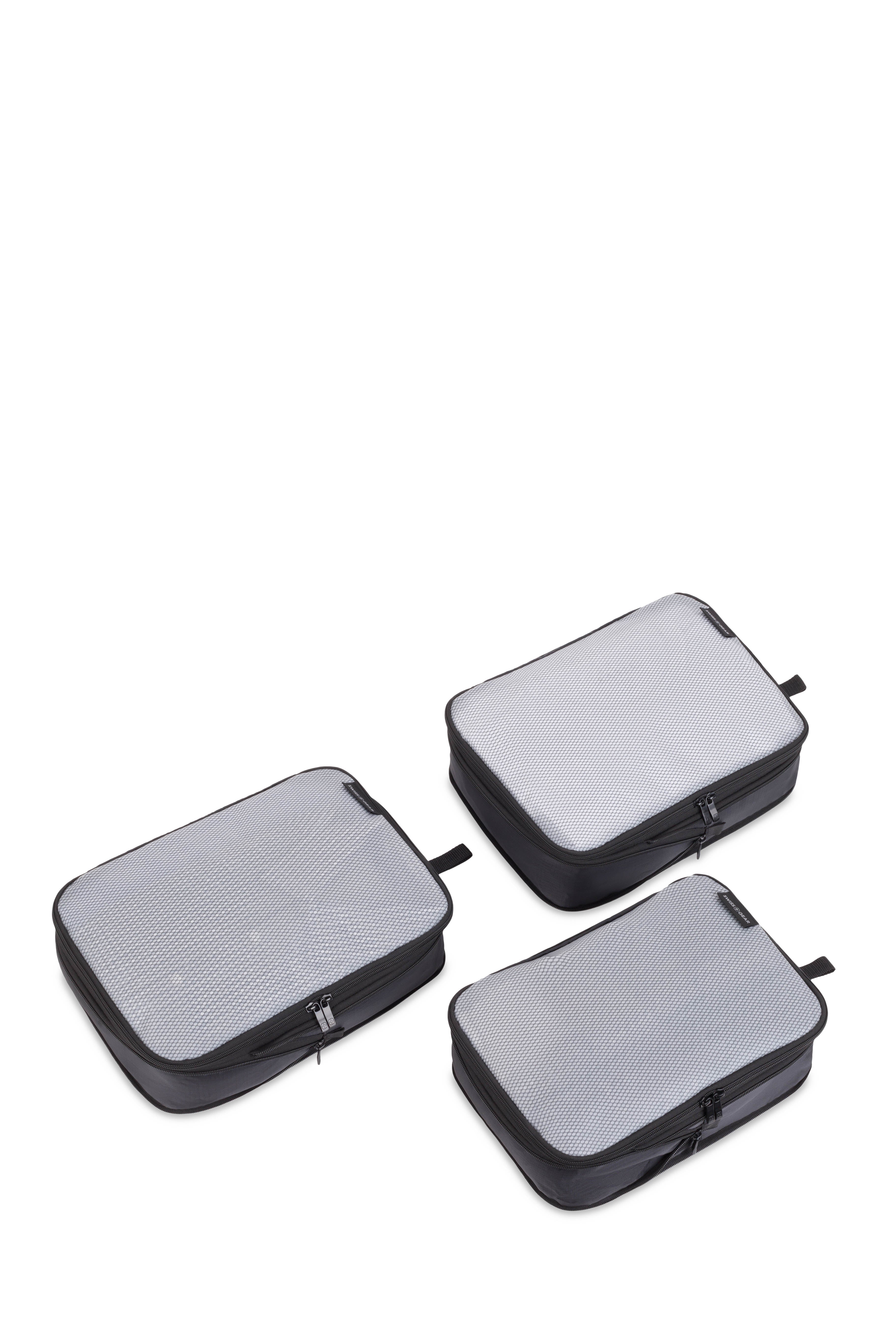 swissgear-travel-smart-3-piece-s-m-m-packing-cube-set-ripstop-polyester-mesh-top image 7