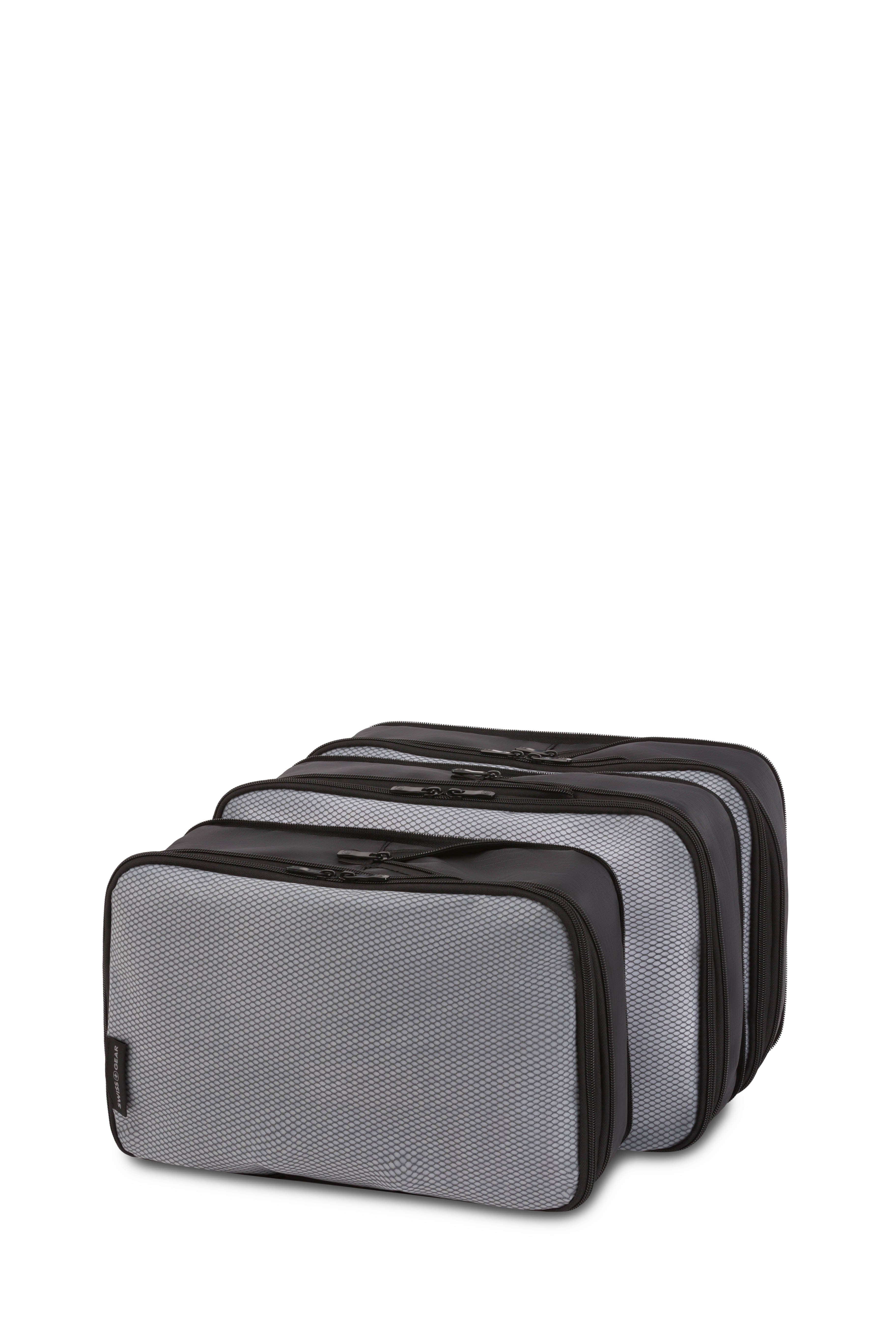 swissgear-travel-smart-3-piece-s-m-m-packing-cube-set-ripstop-polyester-mesh-top image 3