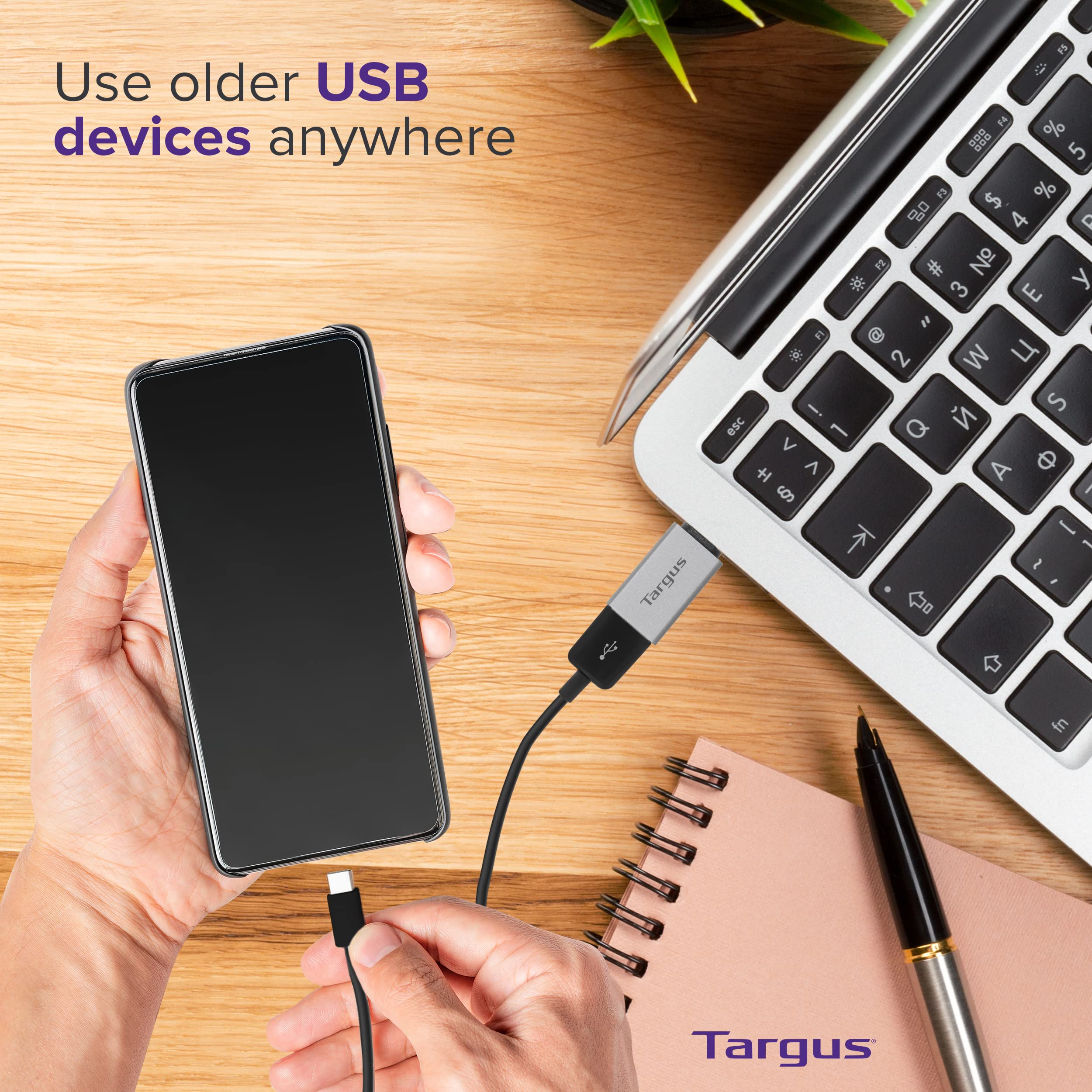 targus-usb-c-to-usb-a-adapter-2-pack-aca979gl-fast-data-transfer-compact-design- image 5