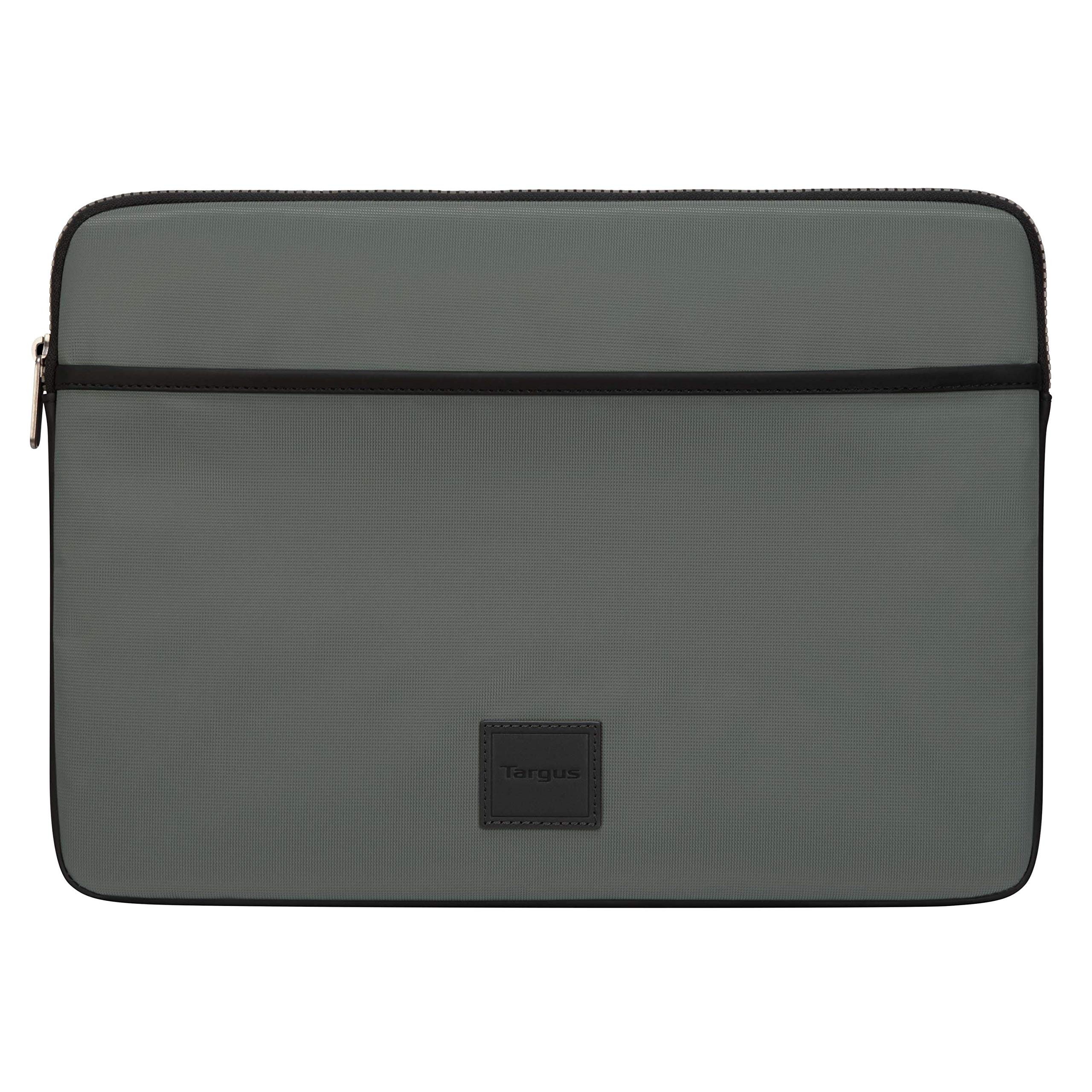 targus-urban-protective-laptop-sleeve-for-13-14-inch-laptops-olive-slim-and-styl image 1
