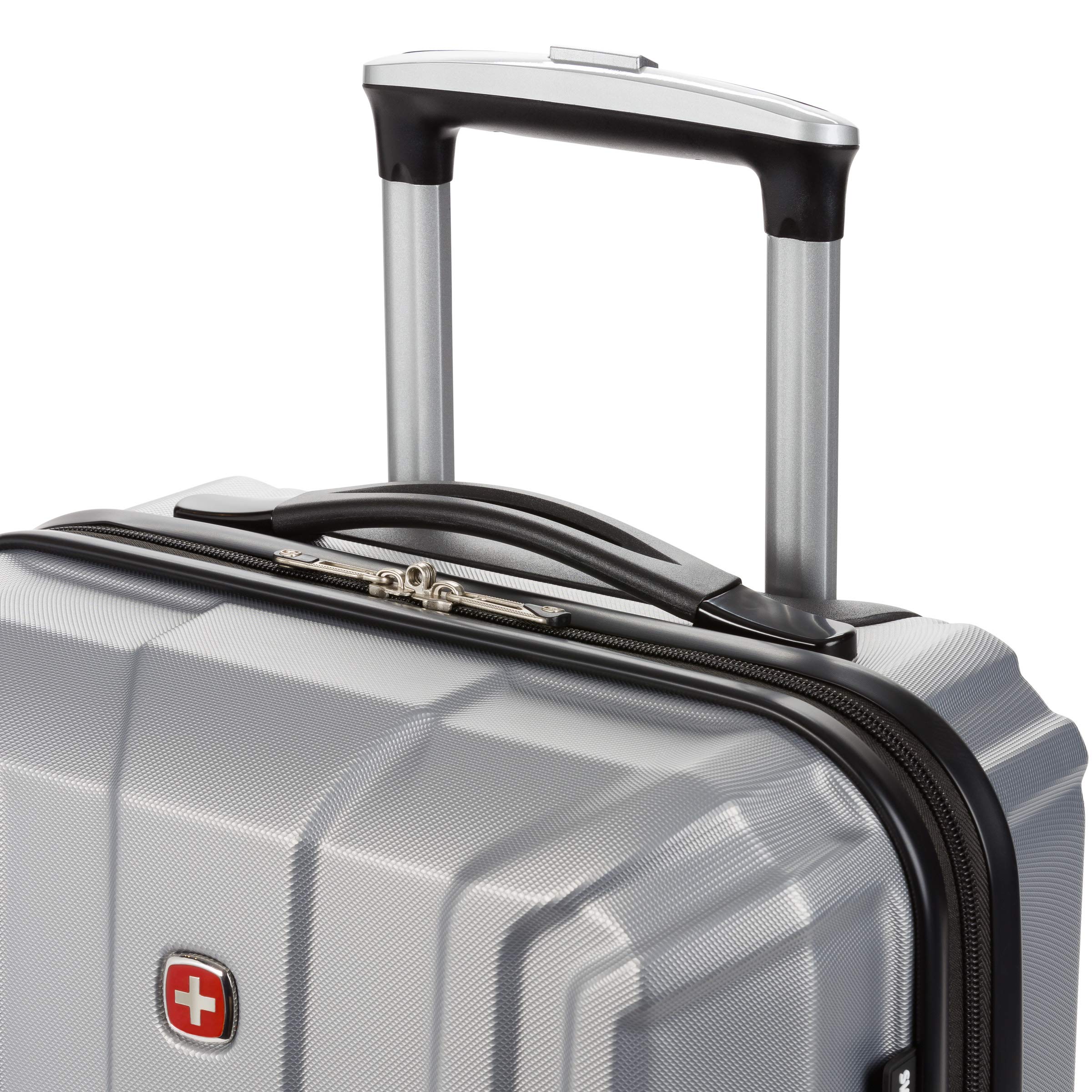 swissgear-3750-hardside-expandable-carry-on-luggage-with-spinner-wheels-silver-1 image 6