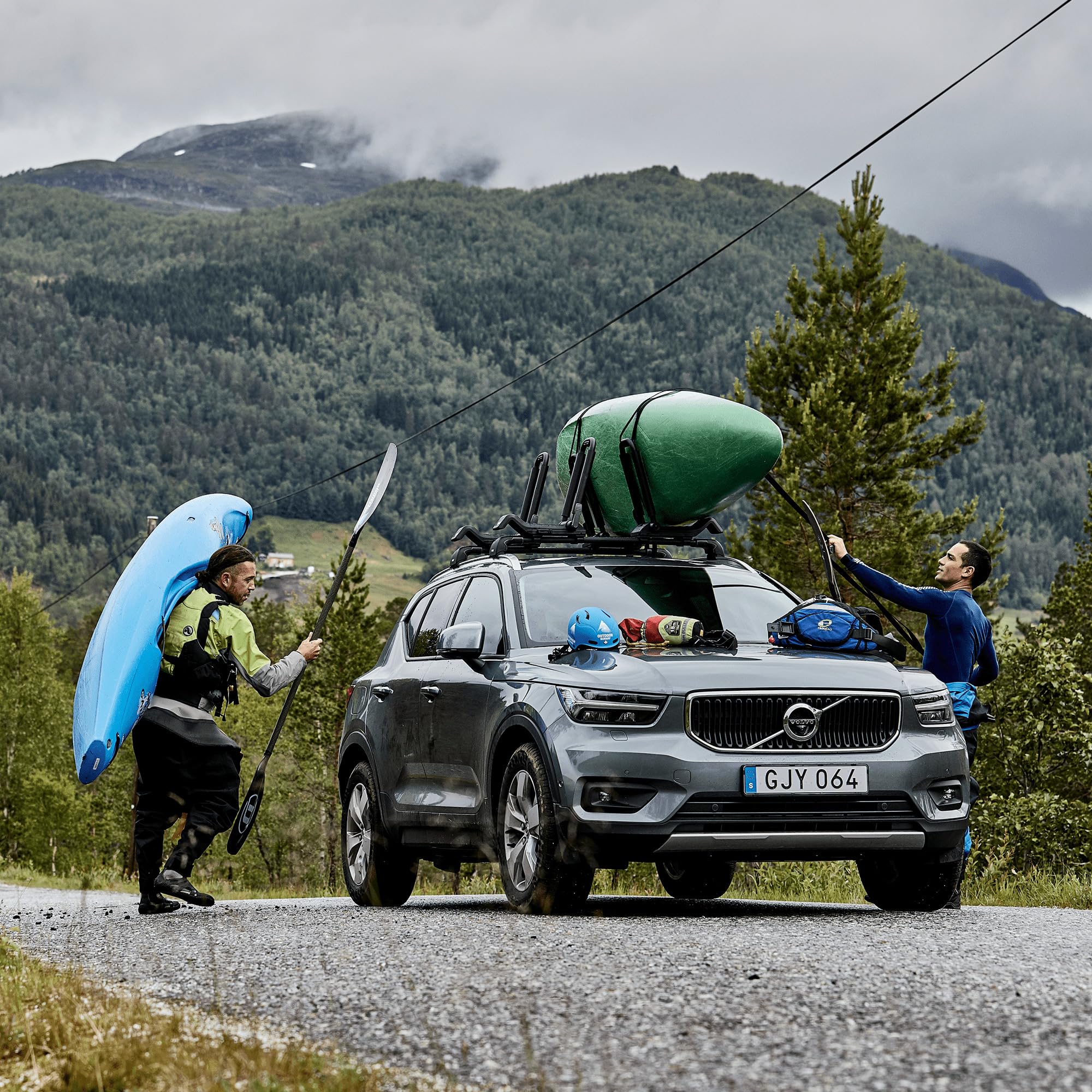 thule-hull-a-port-xtr-kayak-j-style-roof-rack-carries-2-kayaks-folds-flat-pre-as image 5