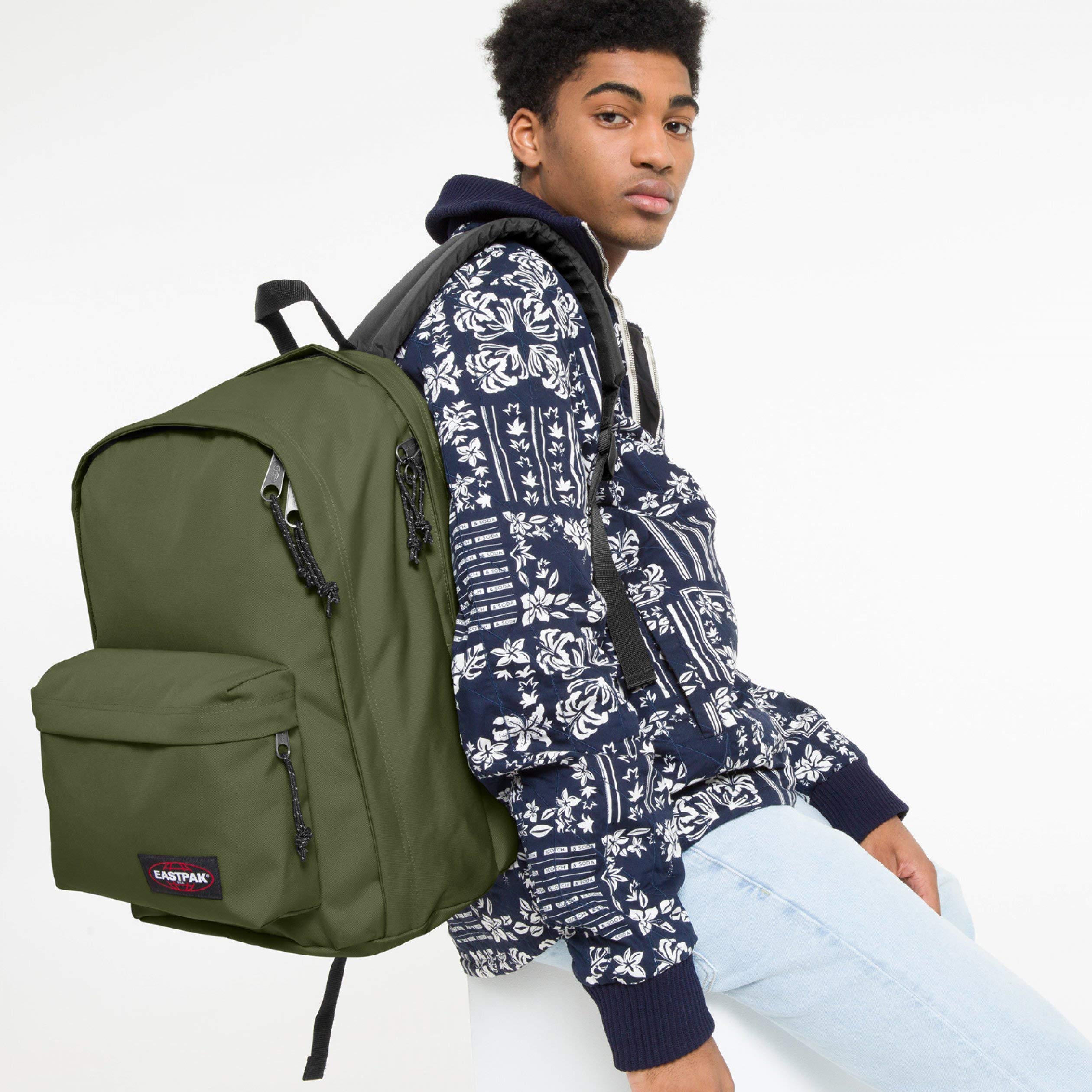 eastpak-back-to-work-backpack-dark-grass-one-size-functional-timeless image 5