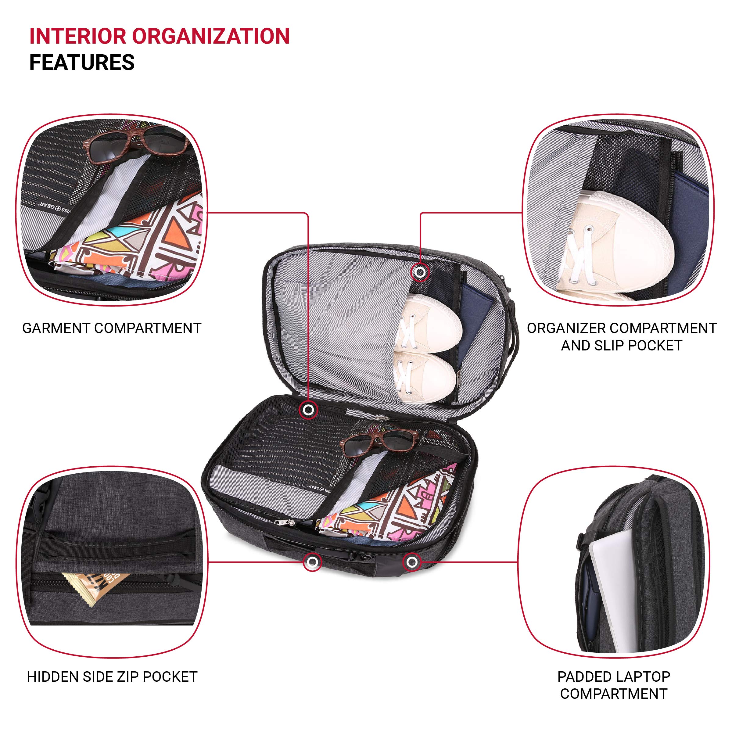 swissgear-hybrid-travel-laptop-backpack-heather-grey-18-inch-fits-16-inch-laptop image 4