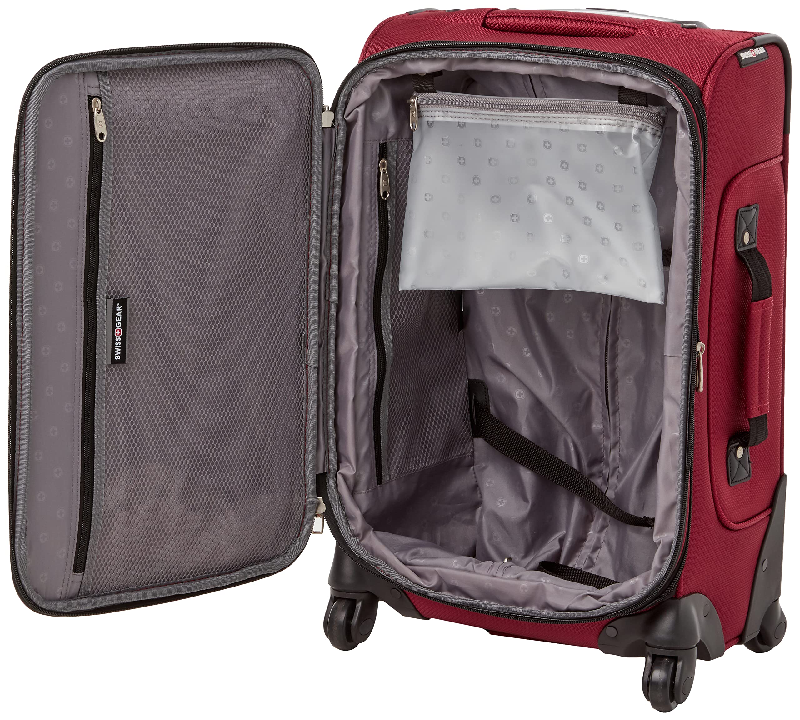 swissgear-sion-softside-expandable-spinner-luggage-burgundy-carry-on-21-inch image 5