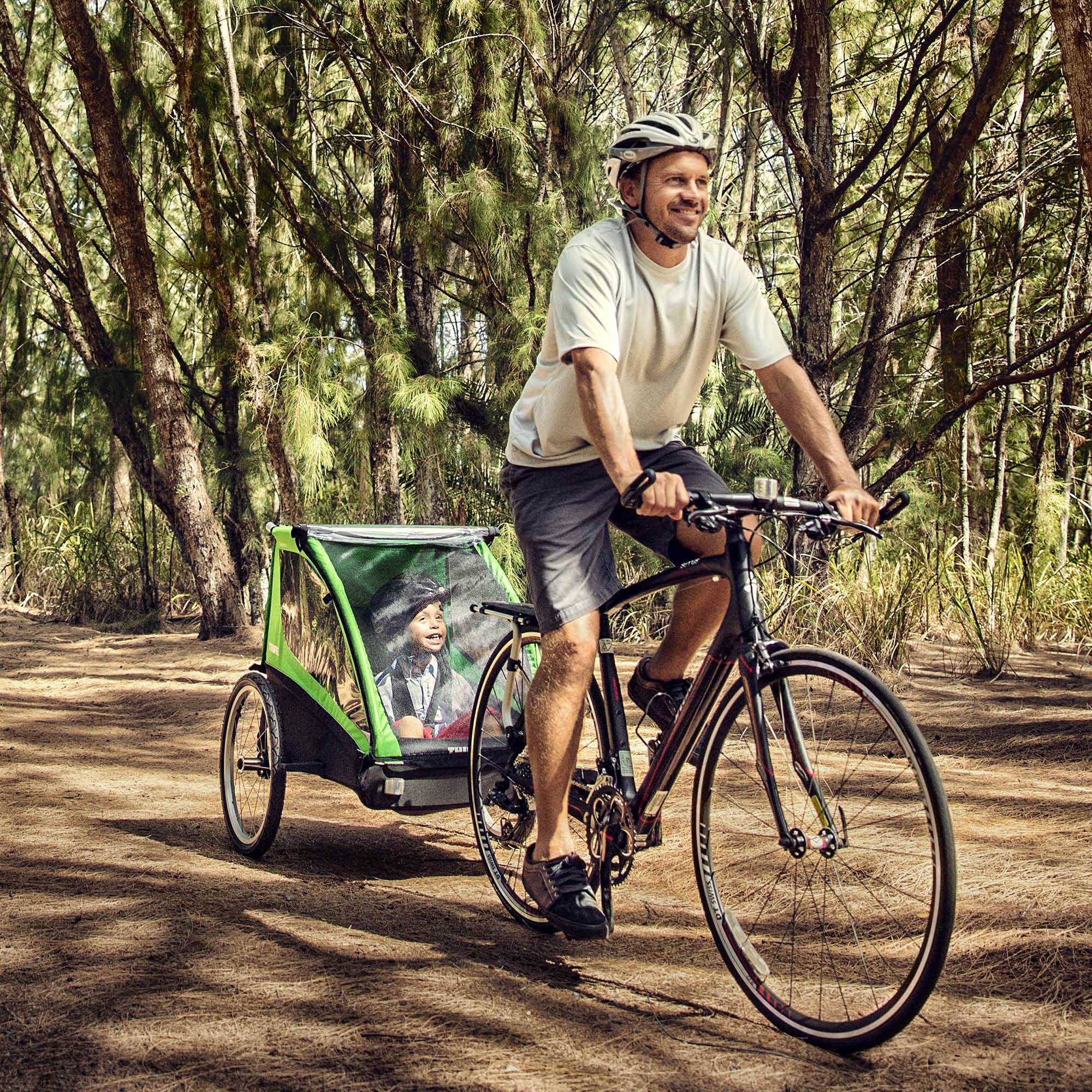 thule-cadence-2-seat-bicycle-trailer image 2