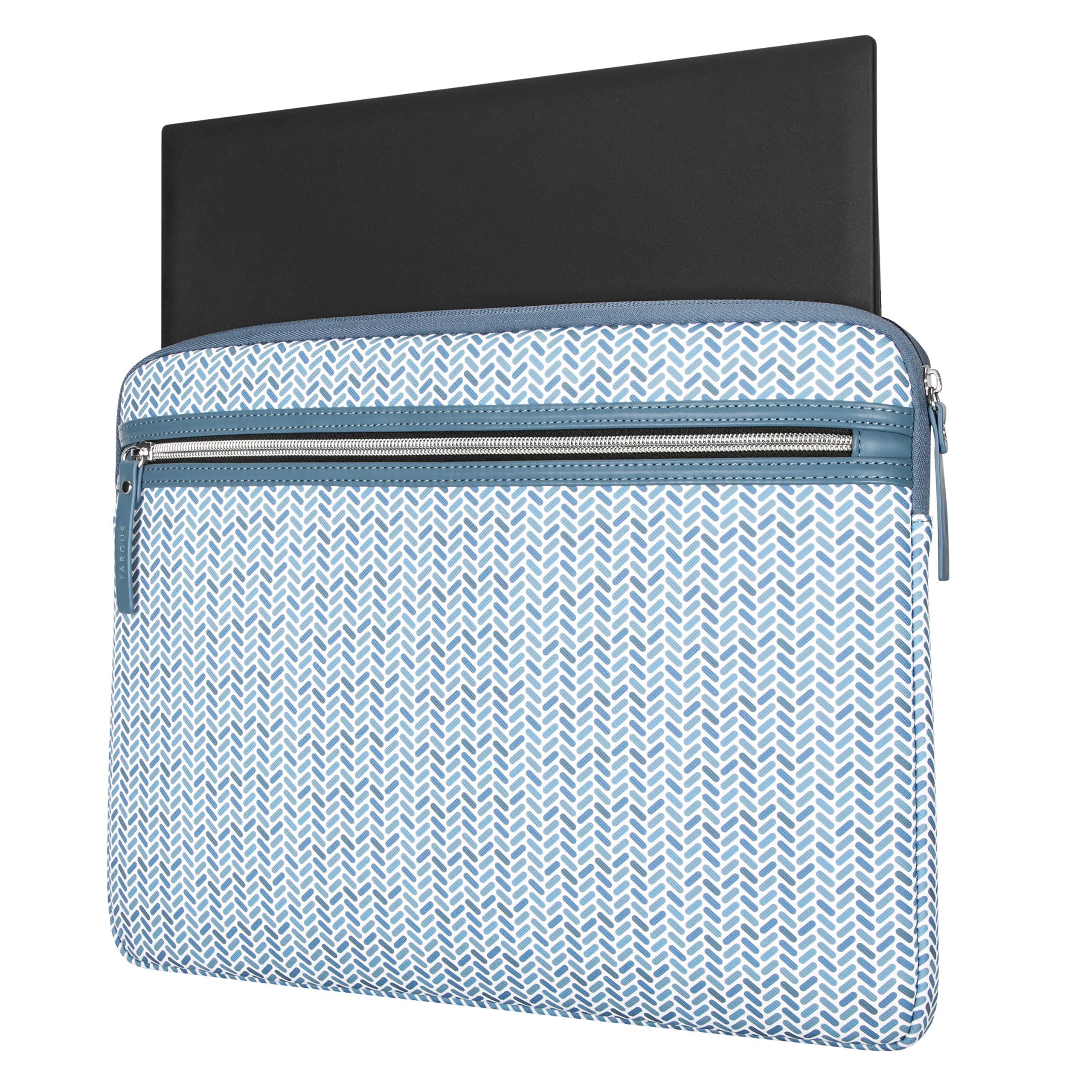 targus-13-14-arts-edition-sleeve-herringbone-blue-stylish-casual-design image 3