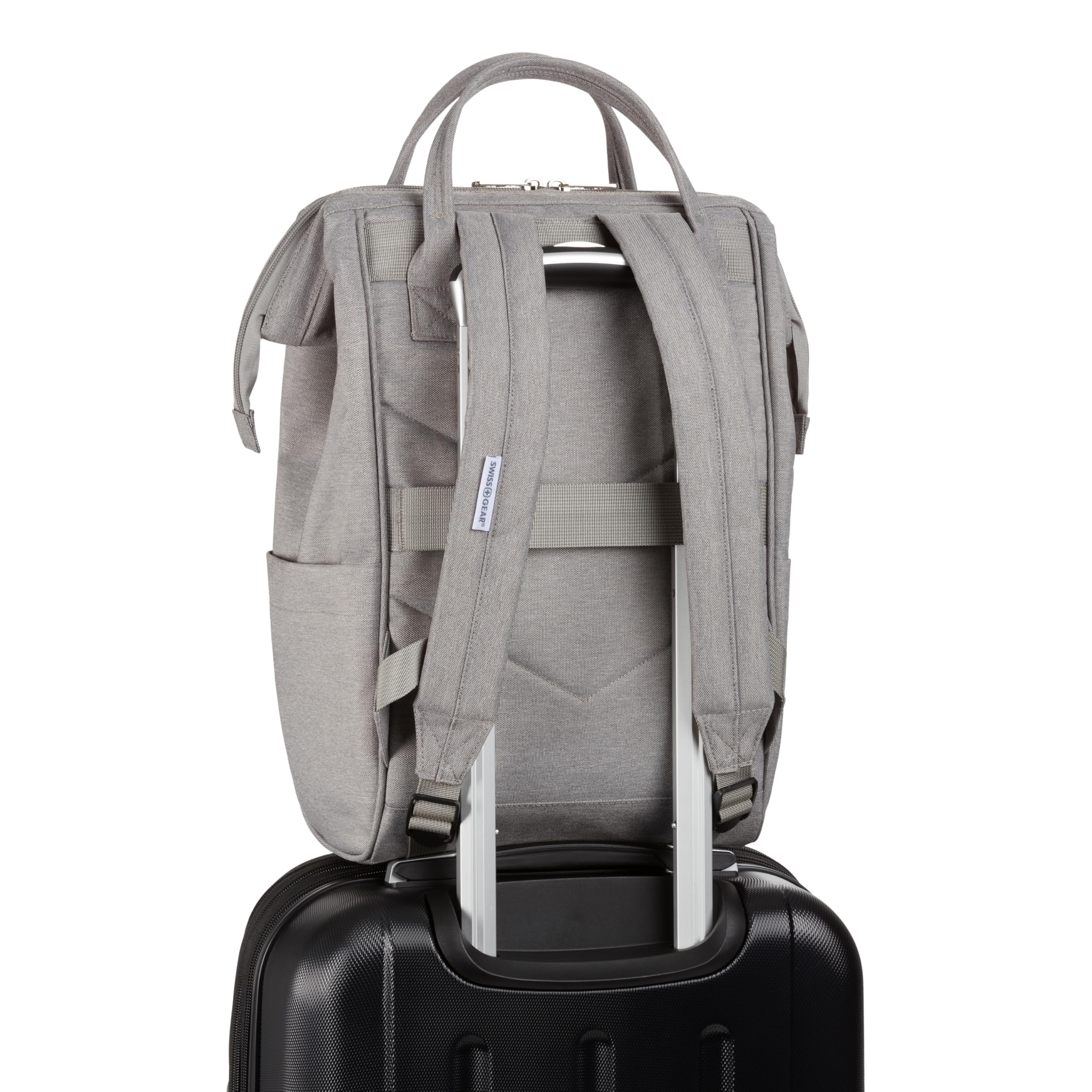 swissgear-3576-laptop-backpack-vintage-doctor-s-bag-style-fits-12-laptop-21l-gre image 7