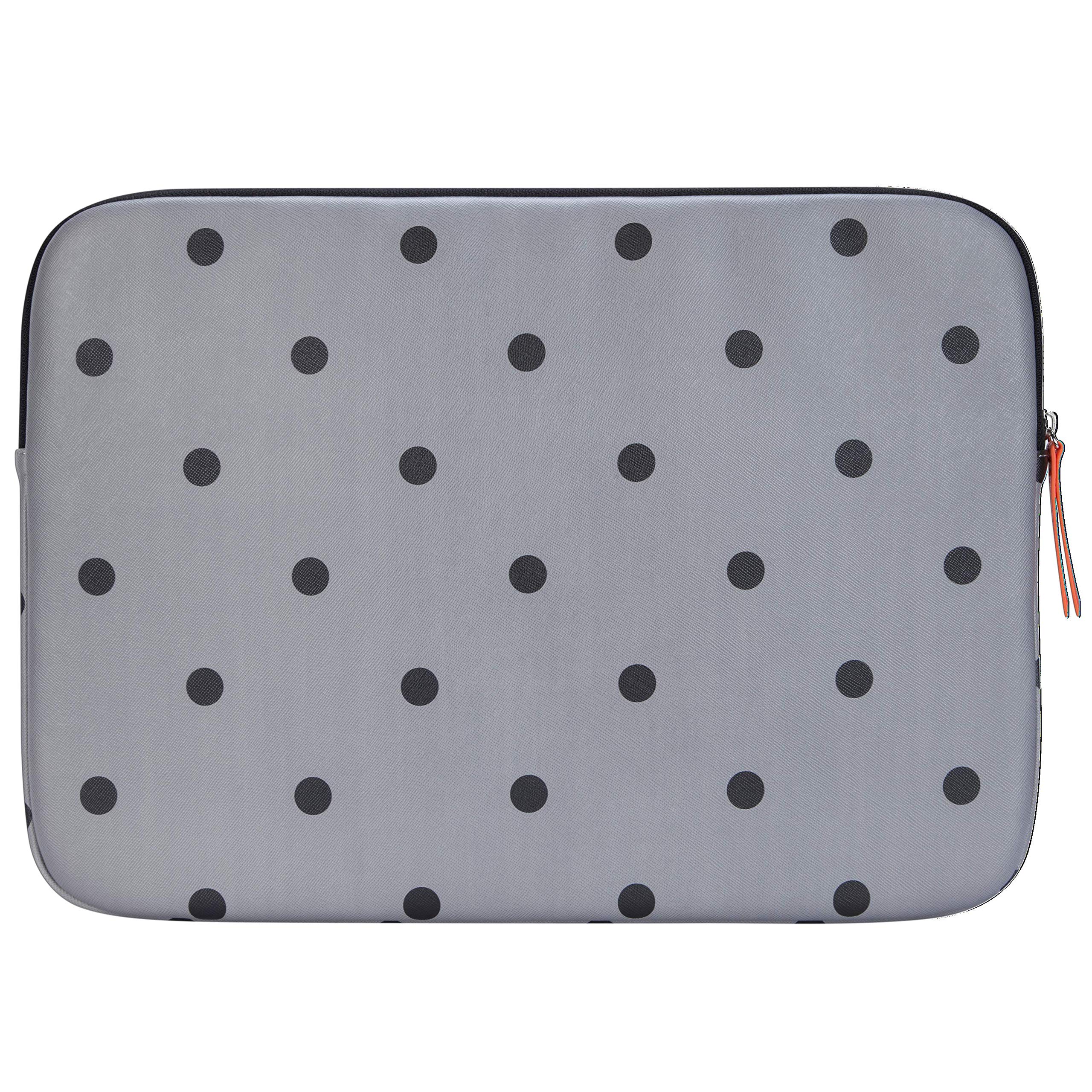 targus-arts-edition-15-6-inch-laptop-protective-sleeve-polka-dot-gray-salmon-tss image 4