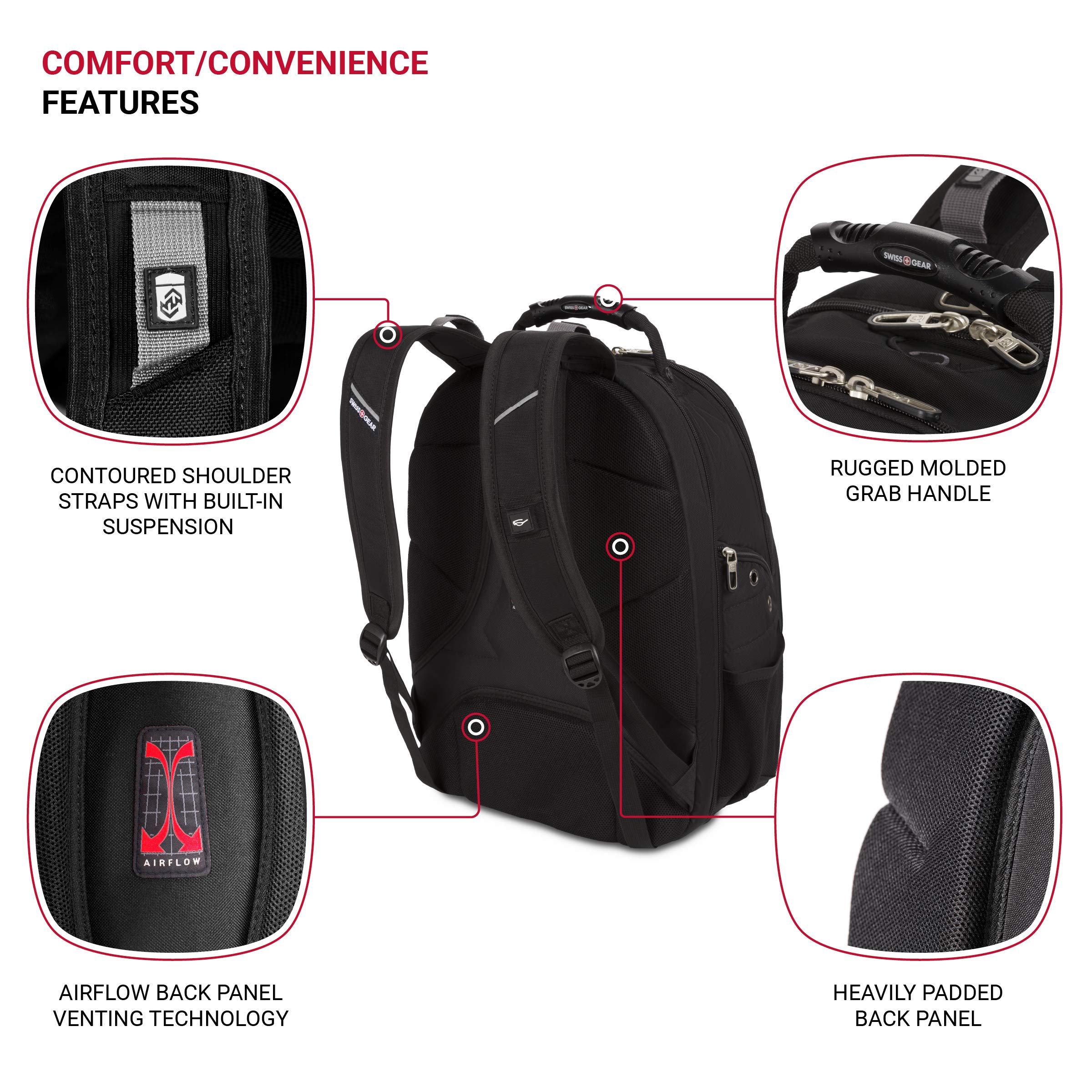 swissgear-sa1923-scansmart-laptop-backpack-tsa-friendly-fits-15-inch-laptops-bla image 2