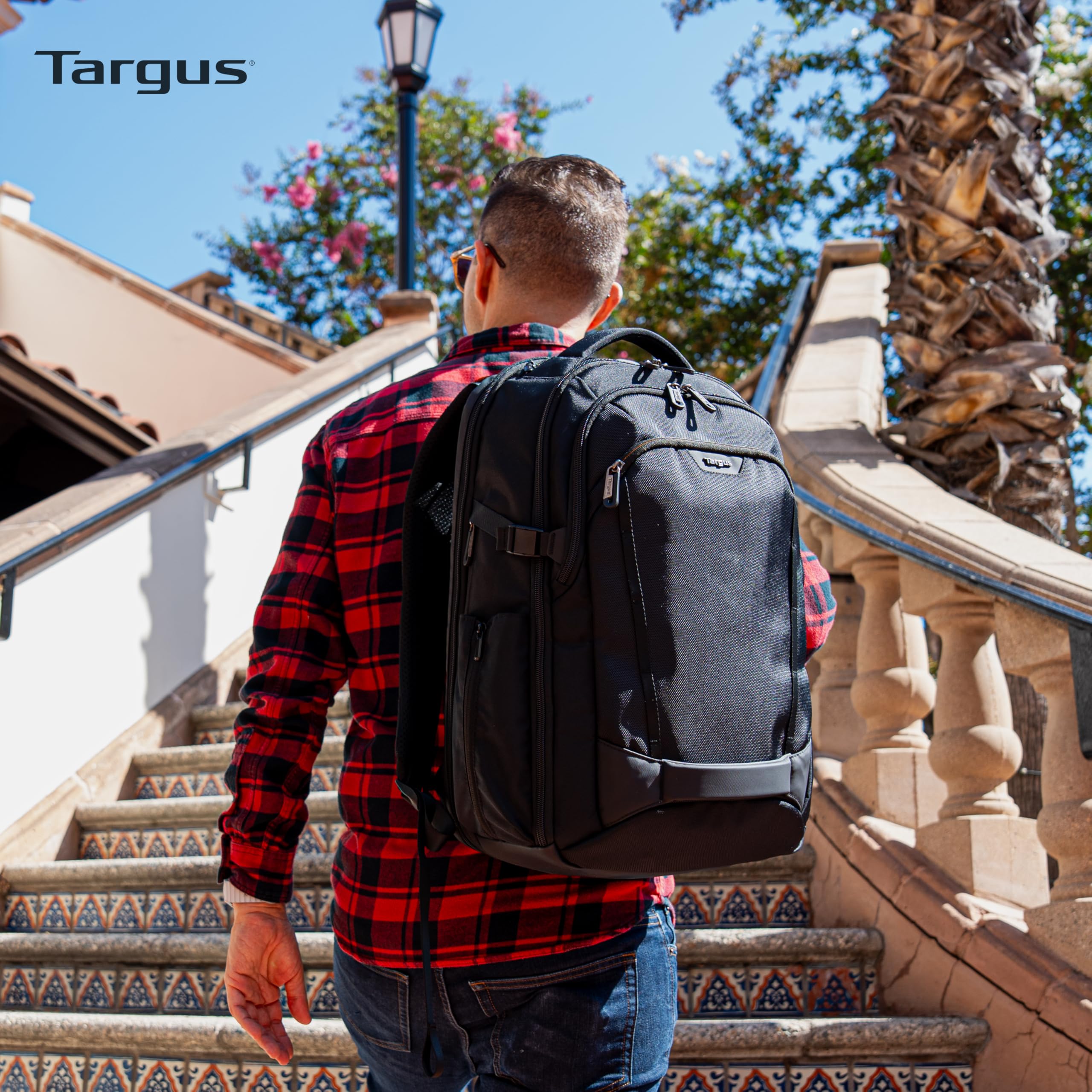 targus-17-voyager-exp-travel-backpack-expandable-carry-on-laptop-backpack-with-s image 7