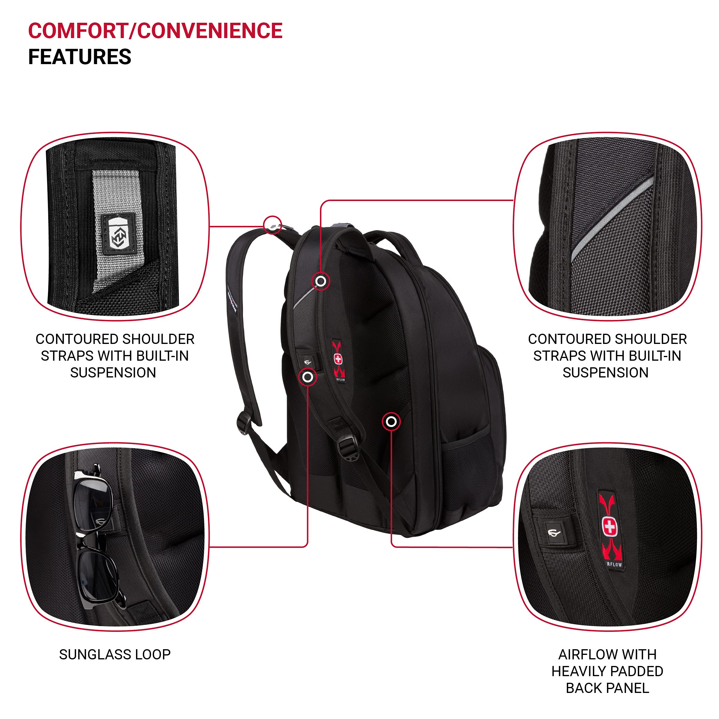 swissgear-1271-scansmart-laptop-backpack-fits-16-inch-laptops-tsa-friendly-black image 4