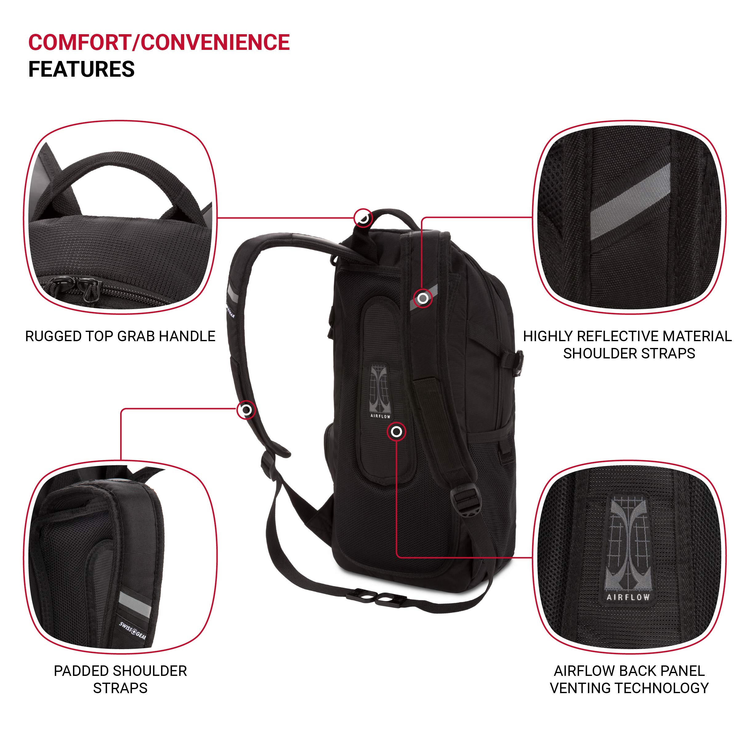 swissgear-3598-narrow-daypack-backpack-15-9l-slim-design-tablet-pocket-for-commu image 2