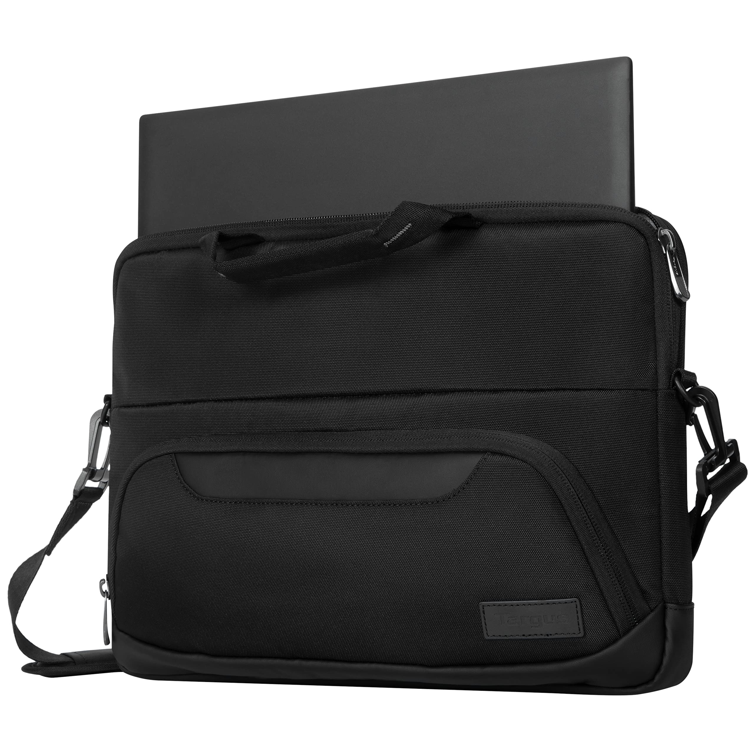 targus-12-14-laptop-bag-for-business-and-travel-black-messenger-bag-with-removab image 7
