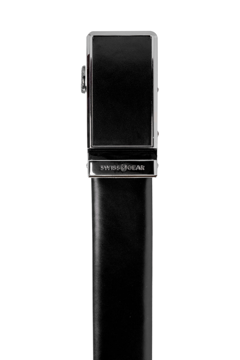 swissgear-ratchet-adjustable-leather-belt-genuine-leather-with-matte-buckle image 2