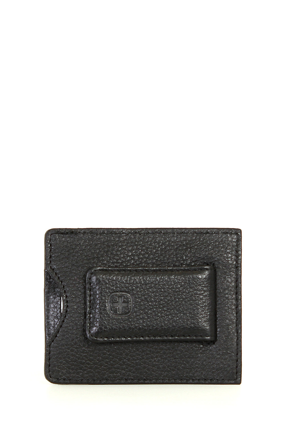 swissgear-sierre-money-clip-wallet-slim-pebble-grain-leather-with-magnetic-clip image 2