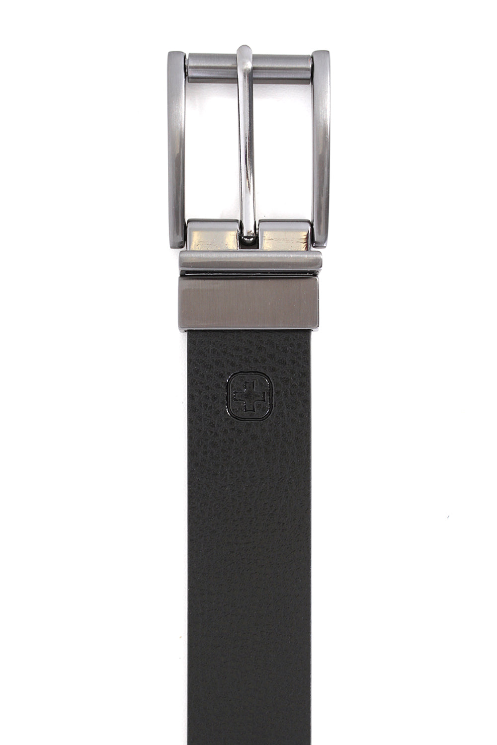 swissgear-villars-reversible-xlarge-leather-belt-two-textures-in-one-gunmetal-ro image 2