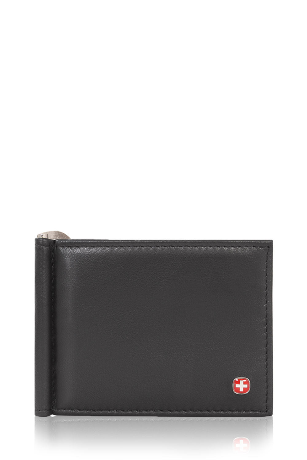 swissgear-bifold-money-clip-wallet-slim-leather-front-pocket-wallet-with-6-card- image 1