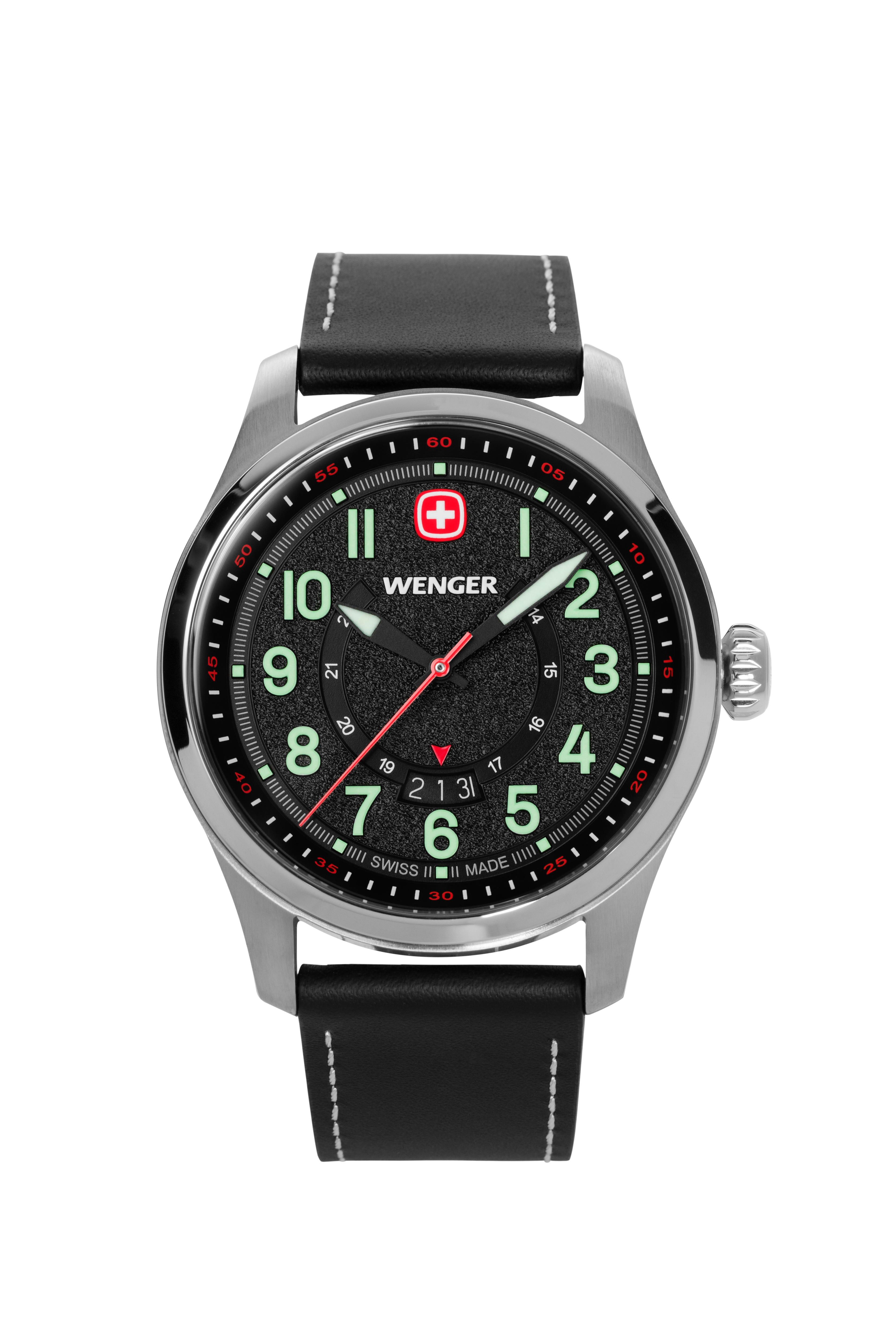 wenger-terragraph-swiss-quartz-watch-black-dial-black-leather-strap-stainless-st image 3