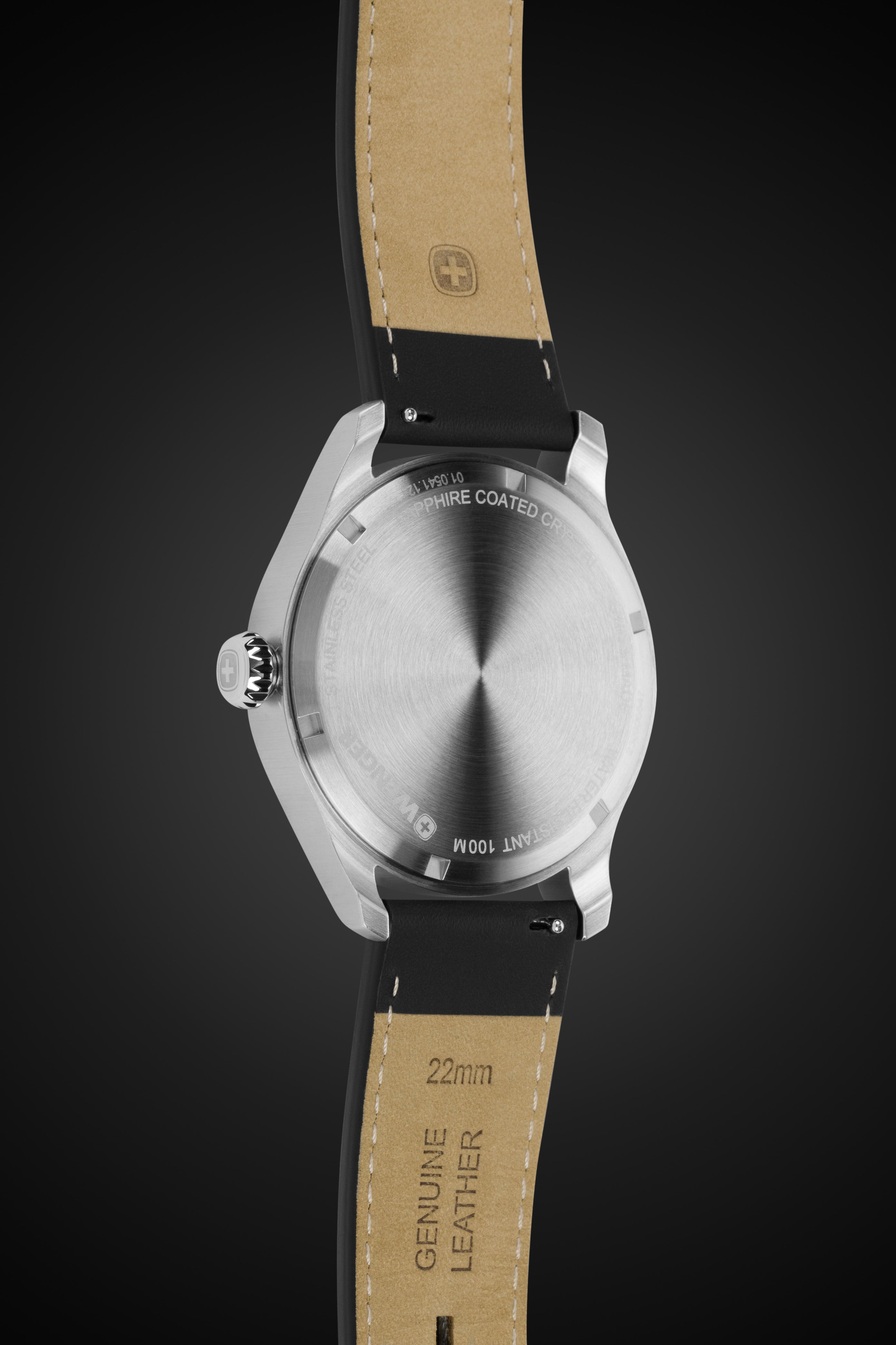 wenger-terragraph-swiss-quartz-watch-black-dial-black-leather-strap-stainless-st image 6